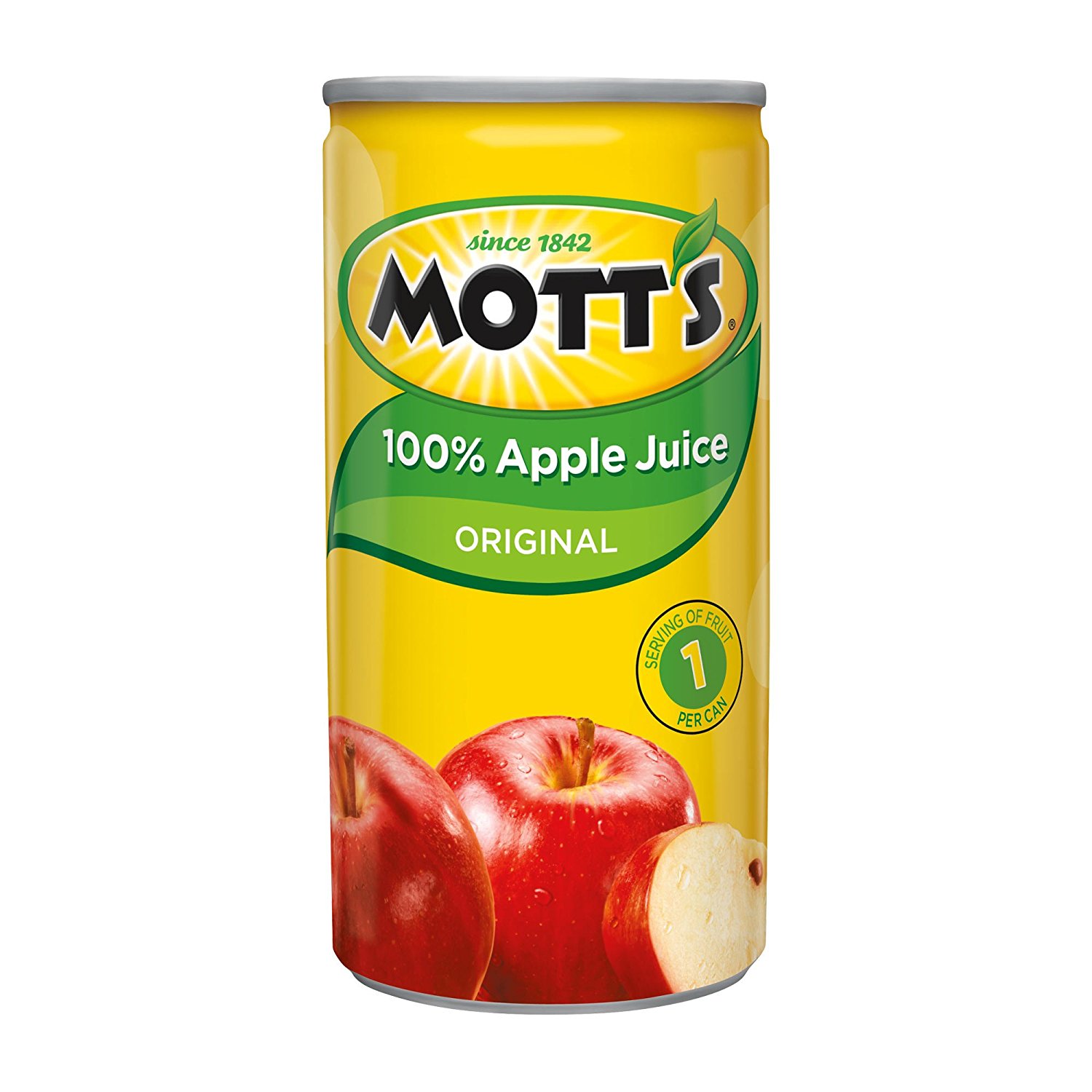 Amazon.com : Mott's 100% Original Apple Juice, 5.5 fl oz cans, 6 ...
