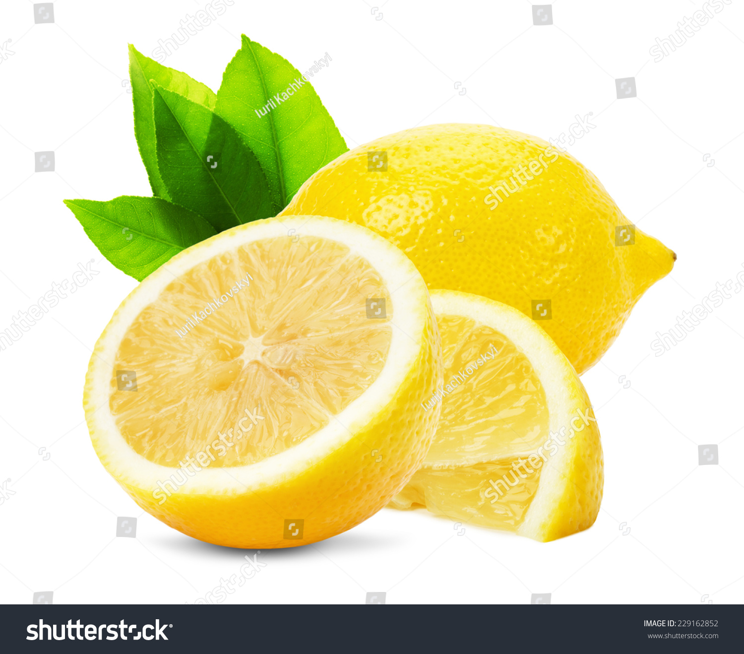 Juicy Lemons Isolated On White Background Stock Photo (Royalty Free ...