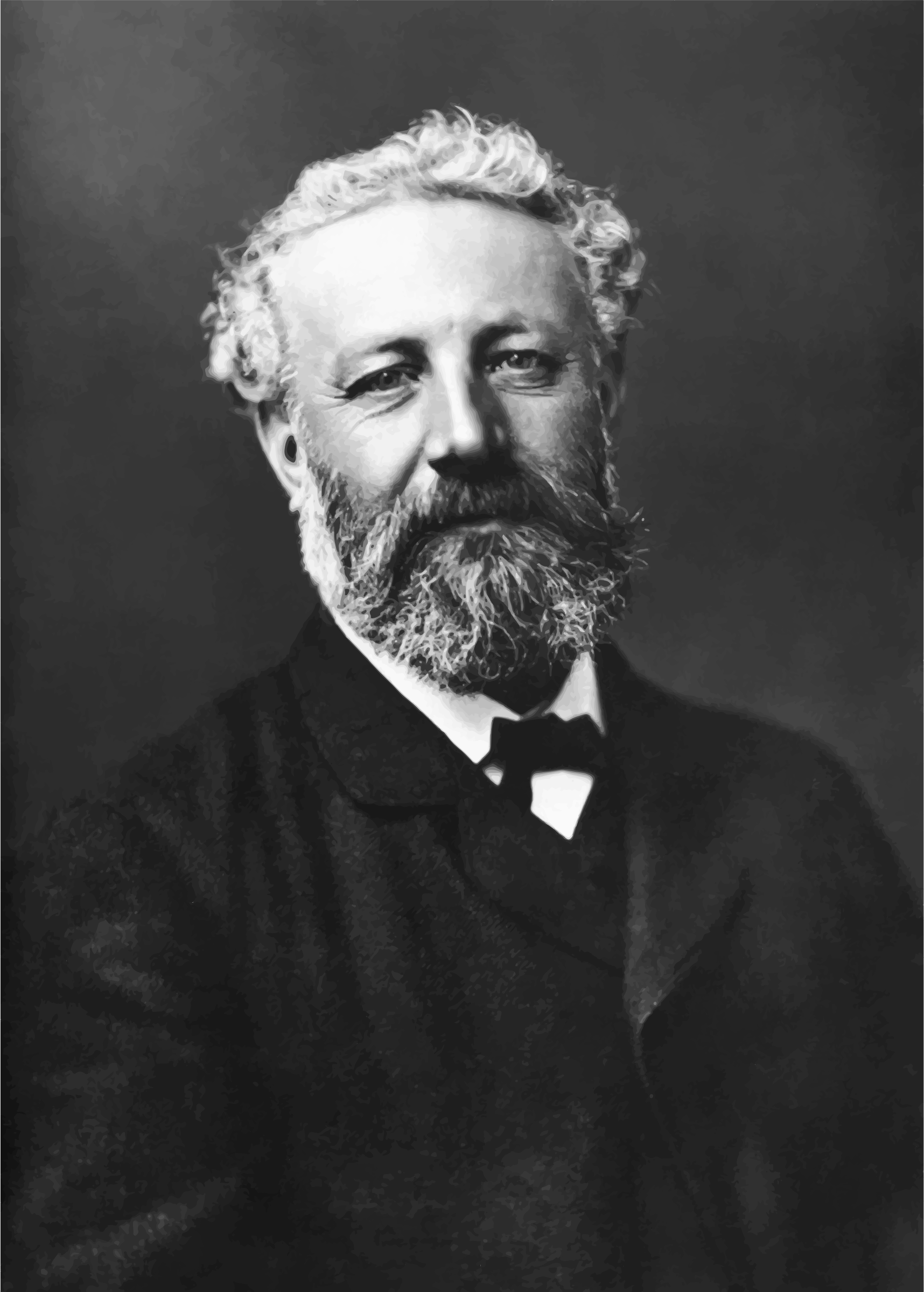 Clipart - Jules Verne Portrait Restoration By Felix Nadar