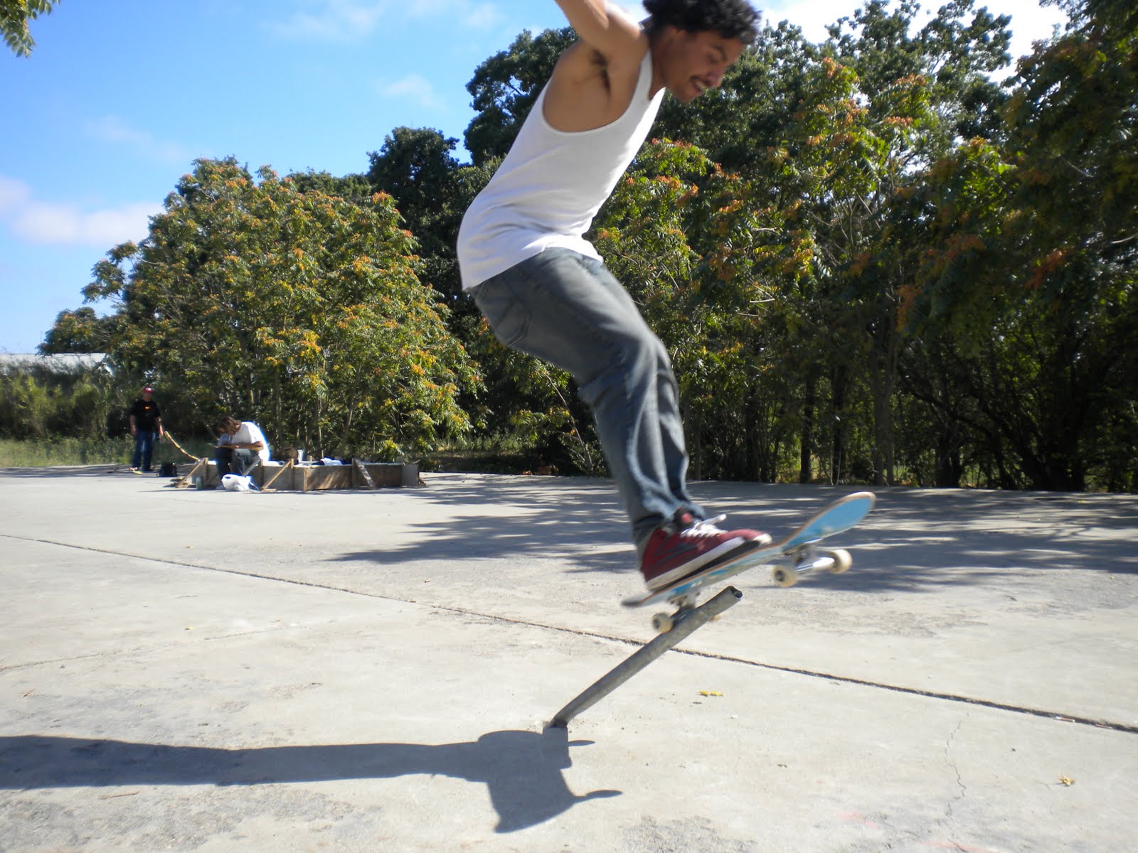 Jumpin skateboarder photo