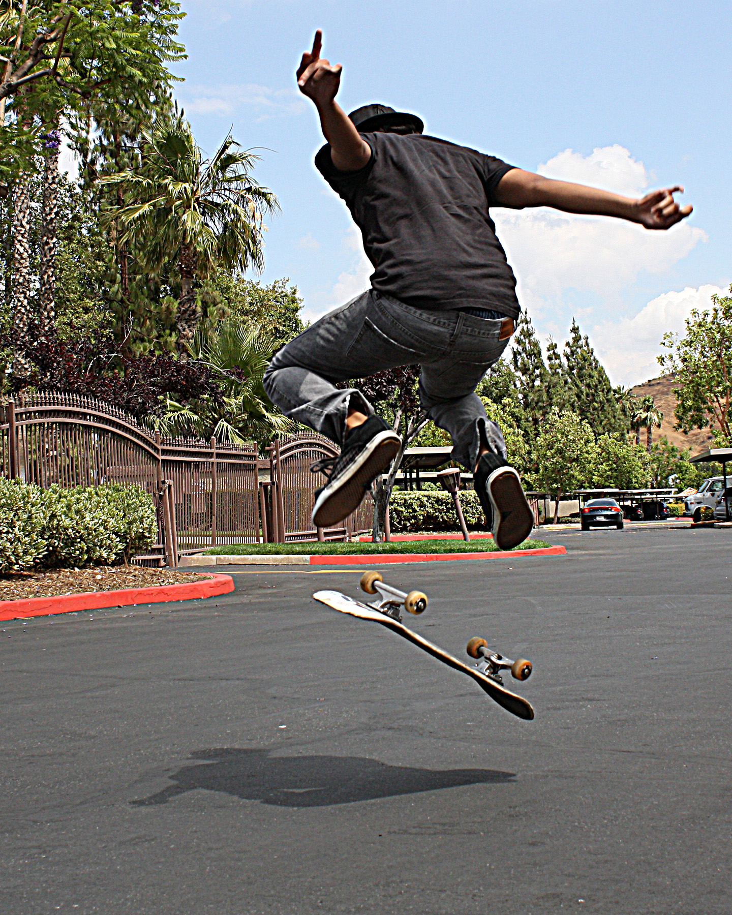 Jumpin Skateboarder, Air, Boy, Guy, Jumping, HQ Photo