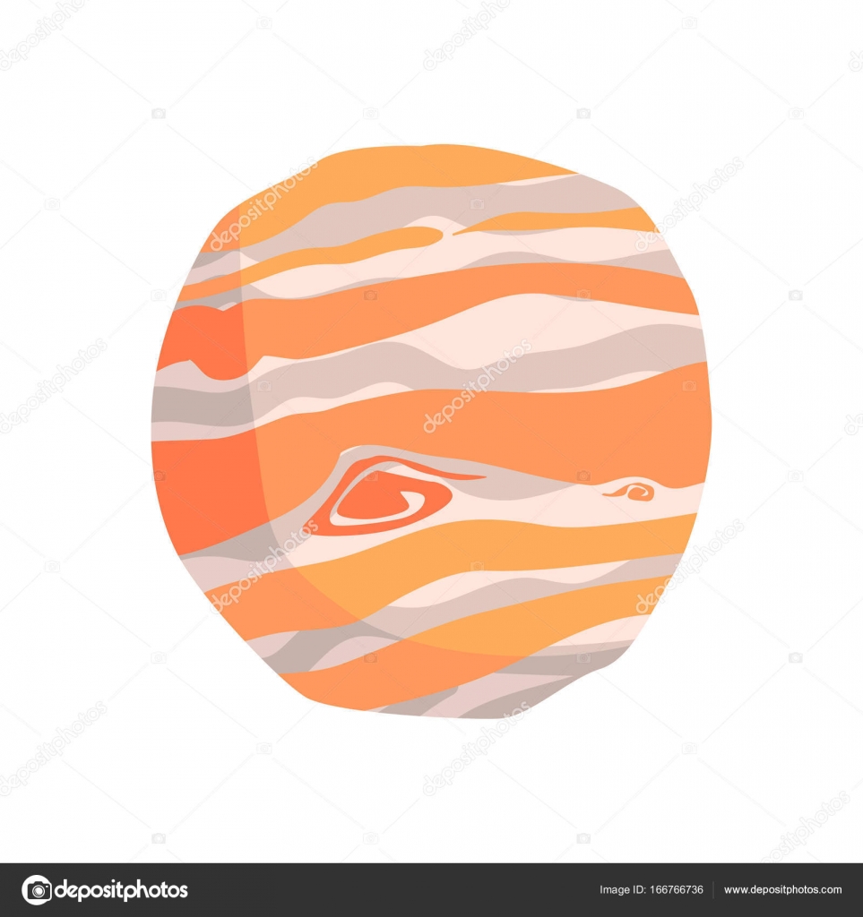 Jupiter planet cartoon — Stock Vector © TopVectors #166766736