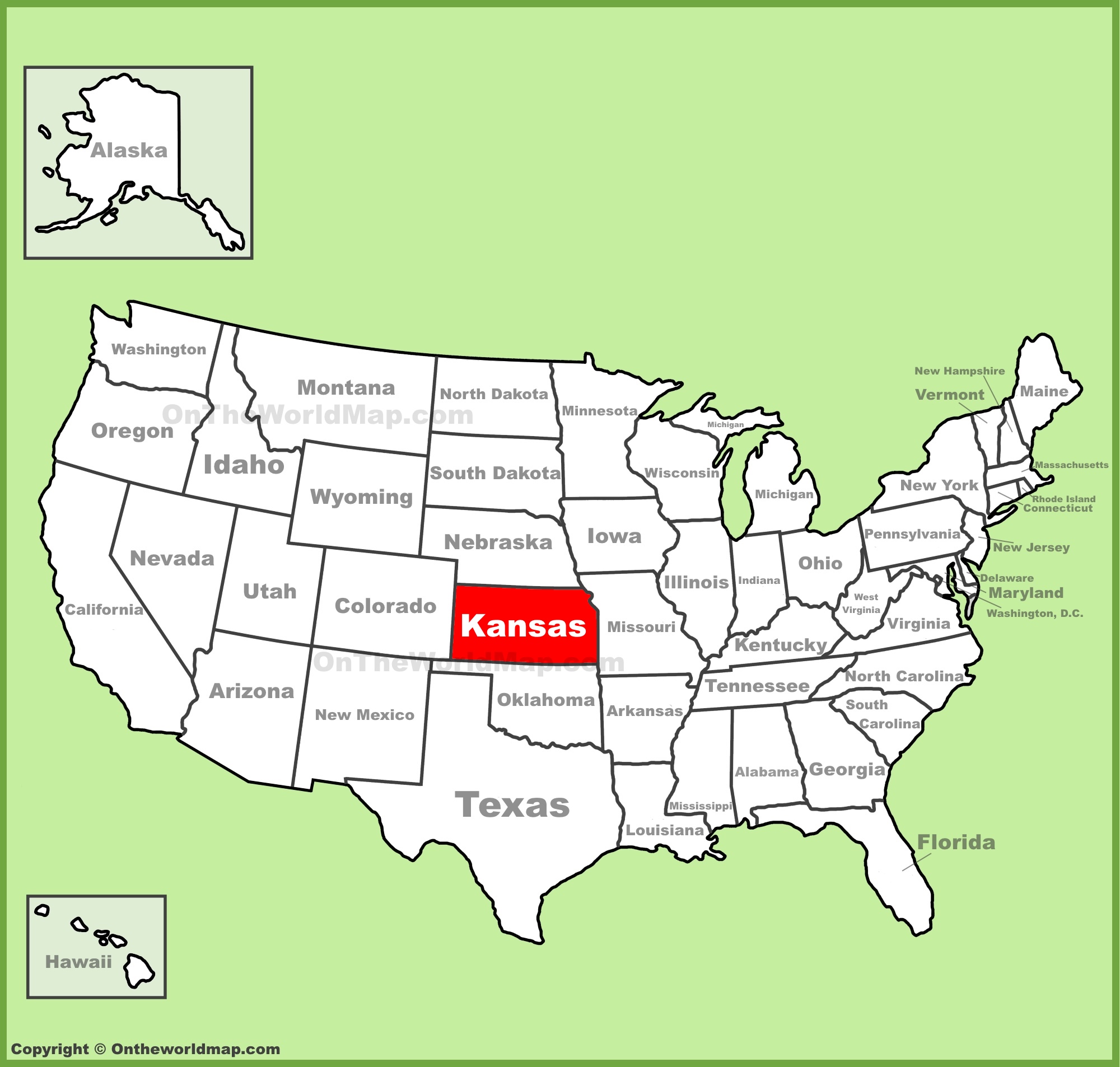 Kansas State Maps | USA | Maps of Kansas (KS) ﻿
