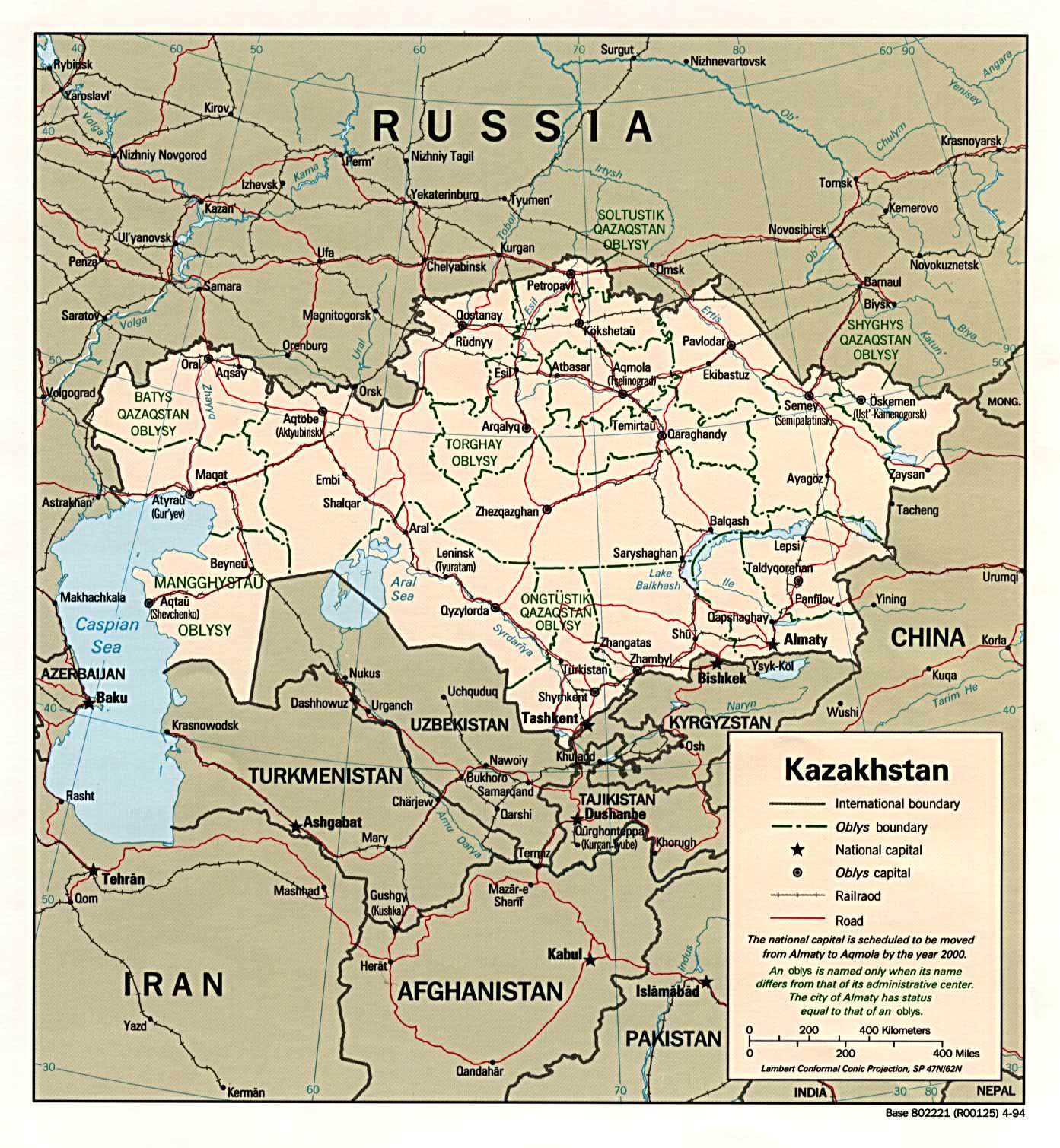 Kazakhstan Maps - Perry-Castañeda Map Collection - UT Library Online