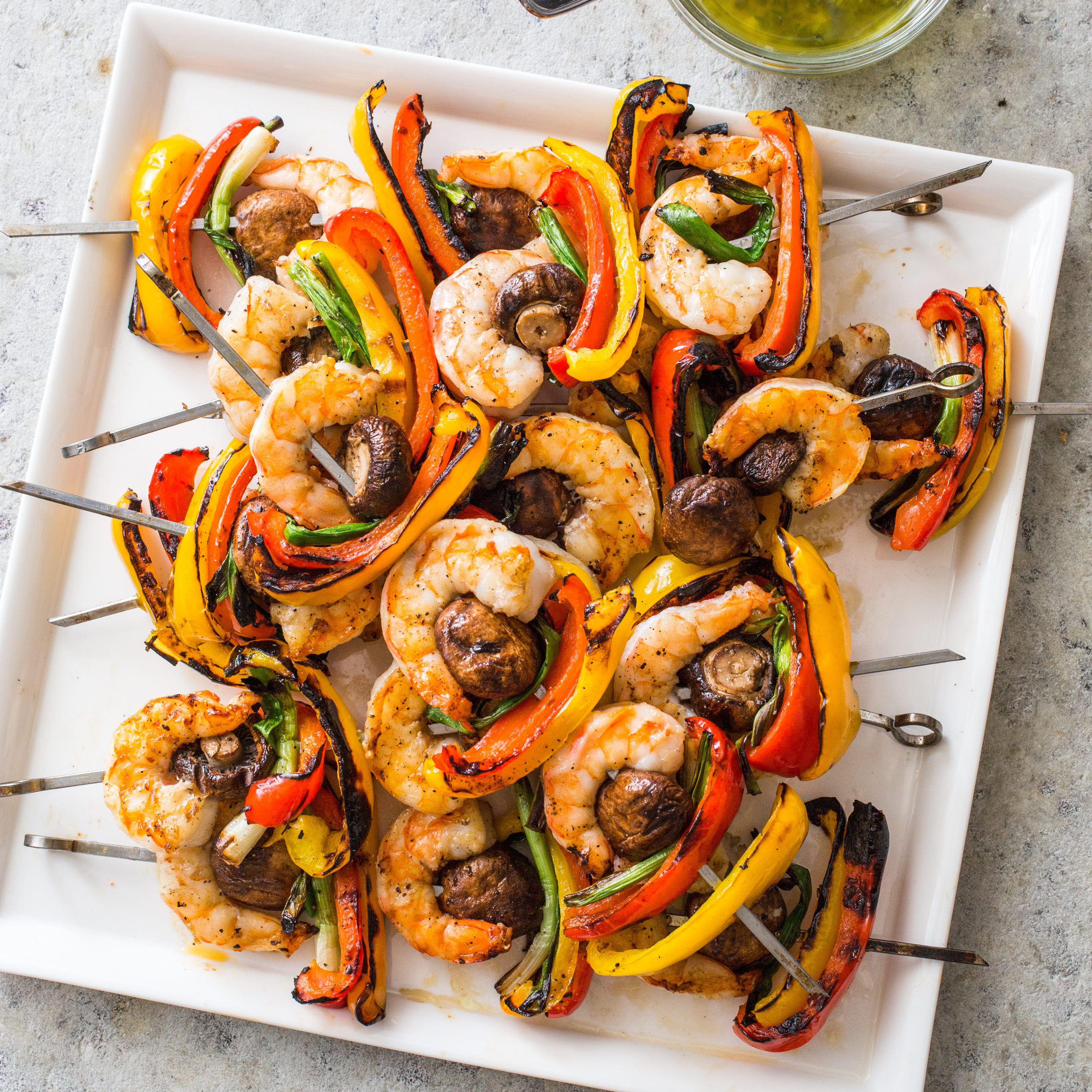 Grilled Shrimp and Vegetable Kebabs | America's Test Kitchen