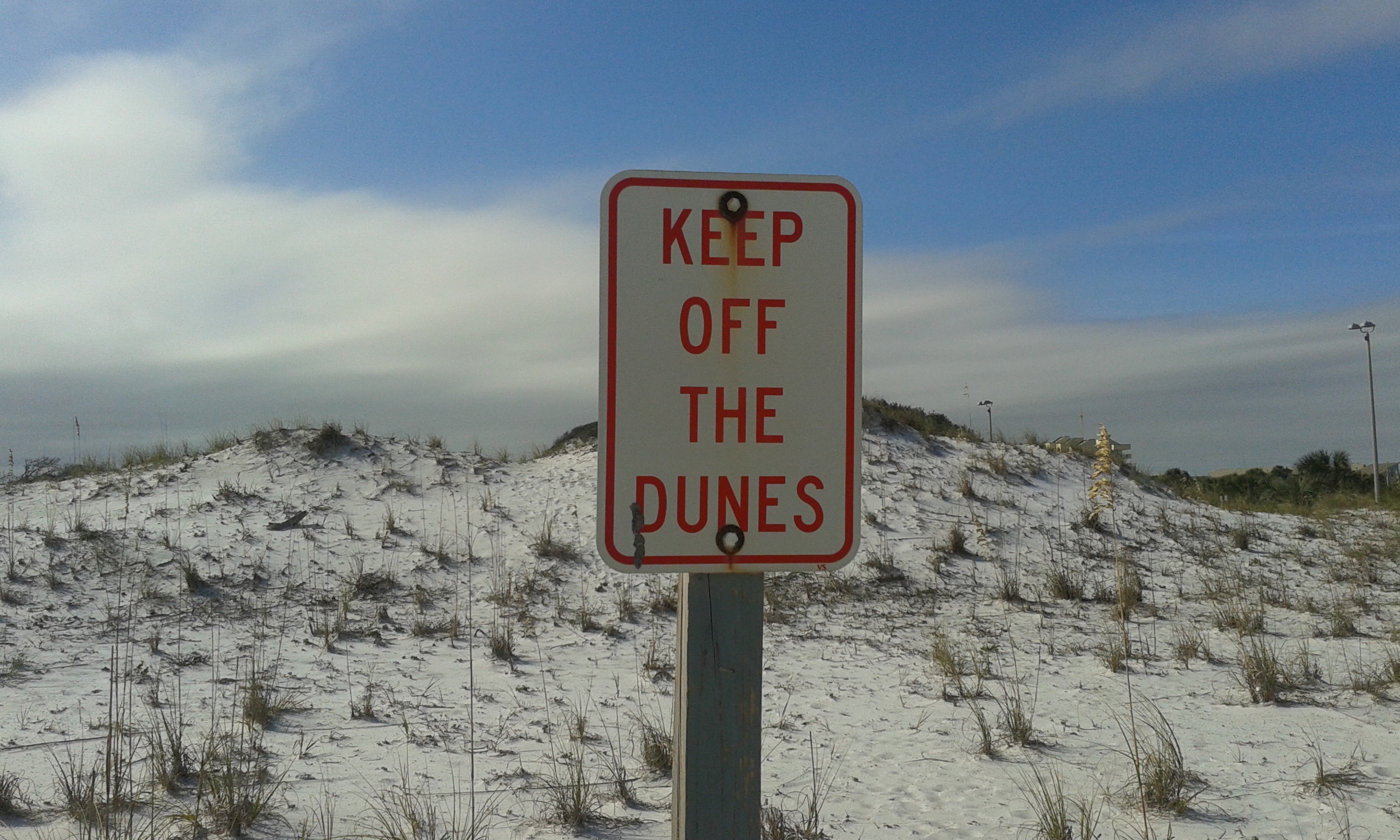 File:KEEP OFF THE DUNES sign, Pensacola Beach, Florida.jpg ...