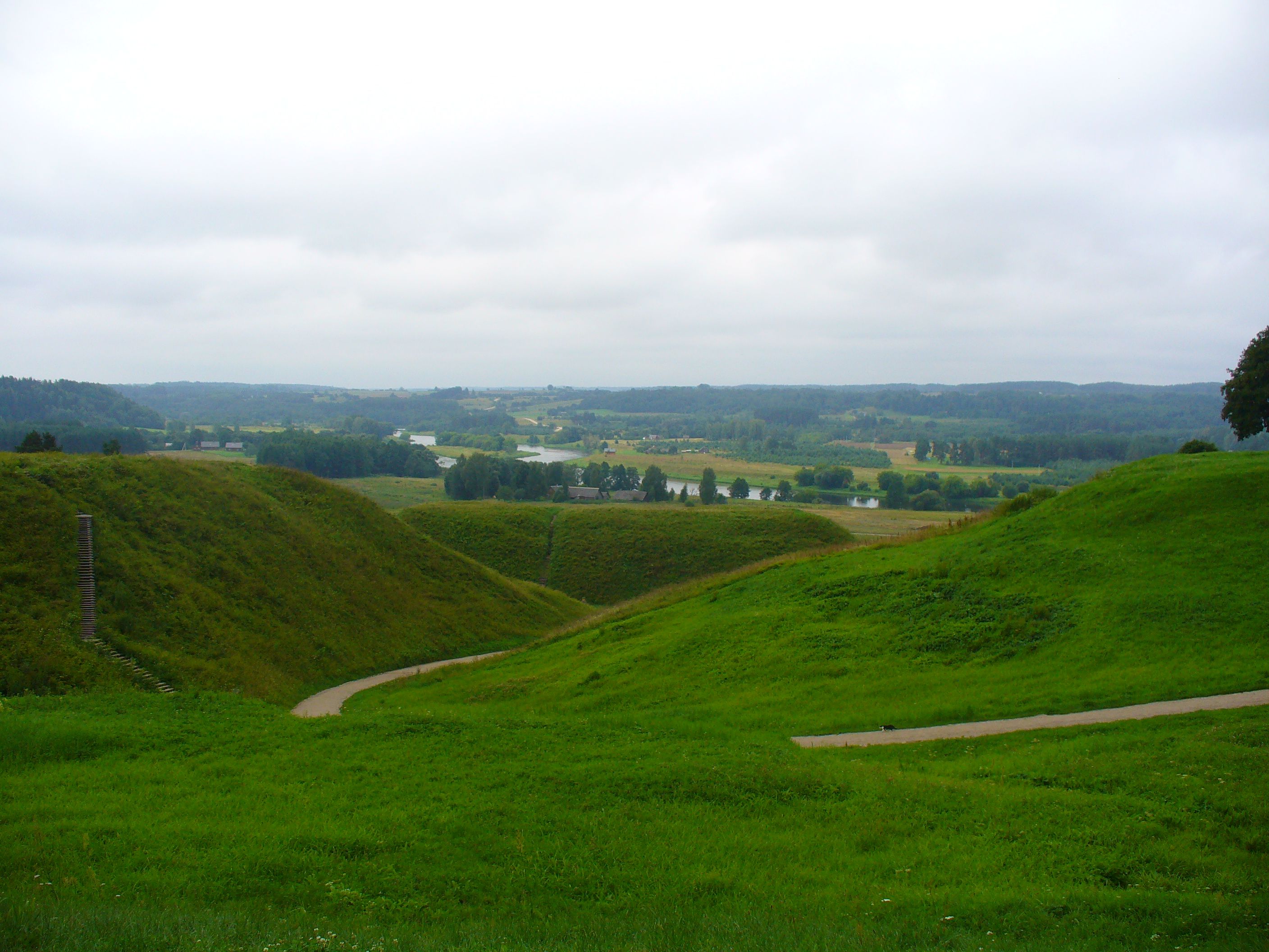 The medieval hill-forts in Kernave (Lithuania). | Lithuania/Lietuva ...