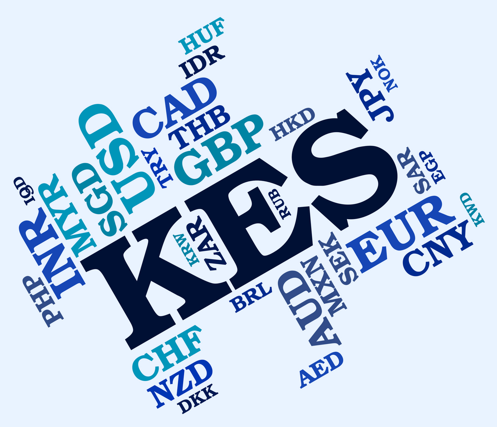 Kes Currency Shows Foreign Exchange And Banknotes, Banknote, Kenyan, Words, Wordcloud, HQ Photo