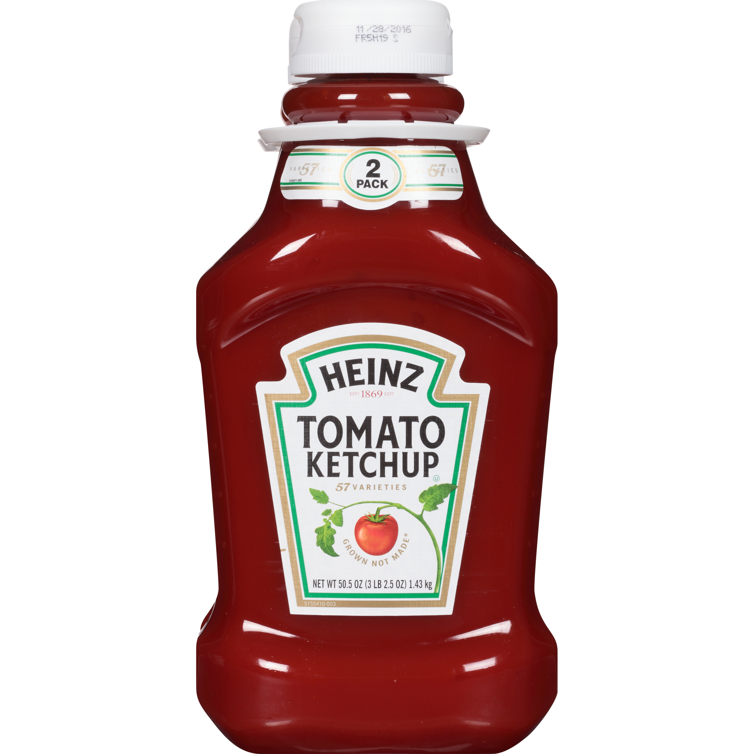 Heinz Tomato Ketchup Bottle, 50 oz, Pack of 2, 101 oz | eBay