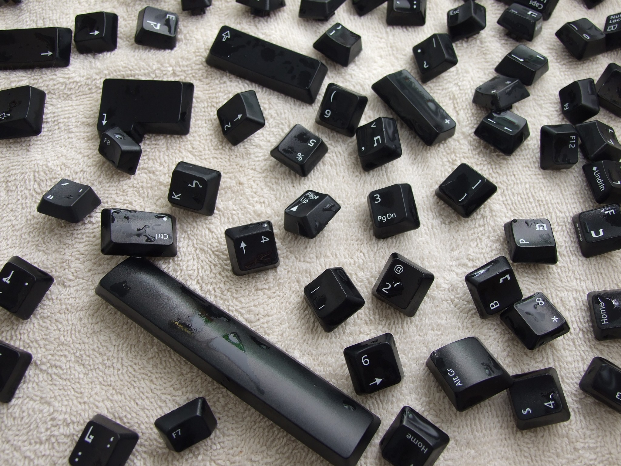 Keyboard keys, Black, Buttons, Cleaning, Computer, HQ Photo