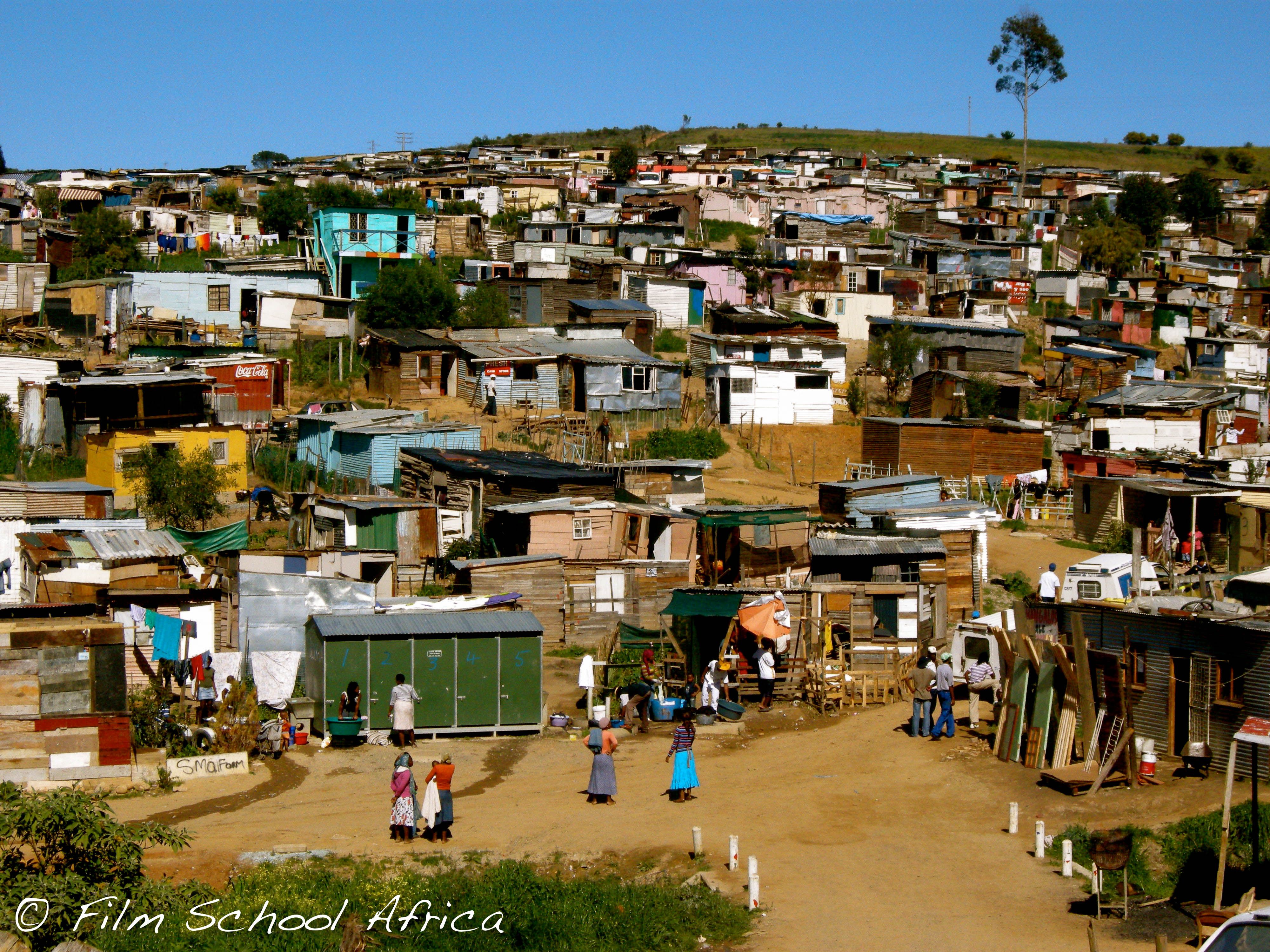 The township of Kayamandi, South Africa. www.filmschoolafrica.org ...