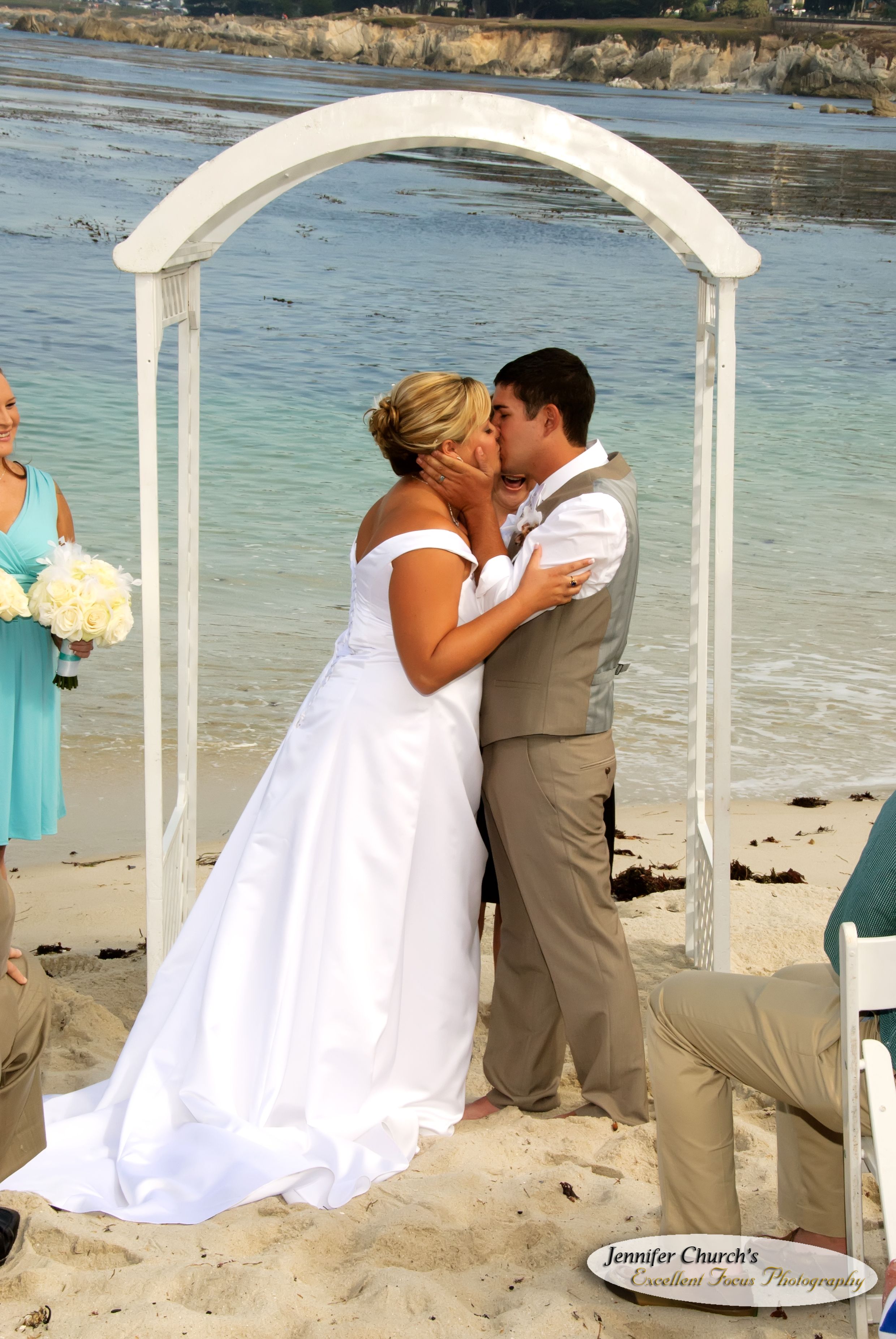 you may kiss your bride! Monterey Beach Wedding, http ...