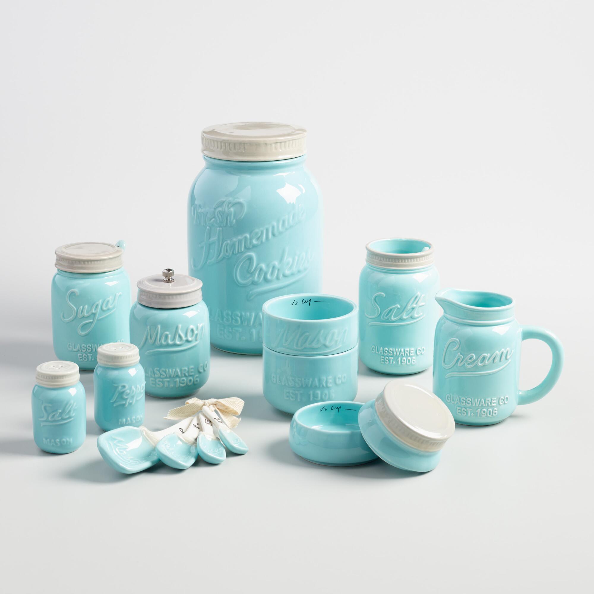 Mason Jar Ceramic Cookie Jar | World Market