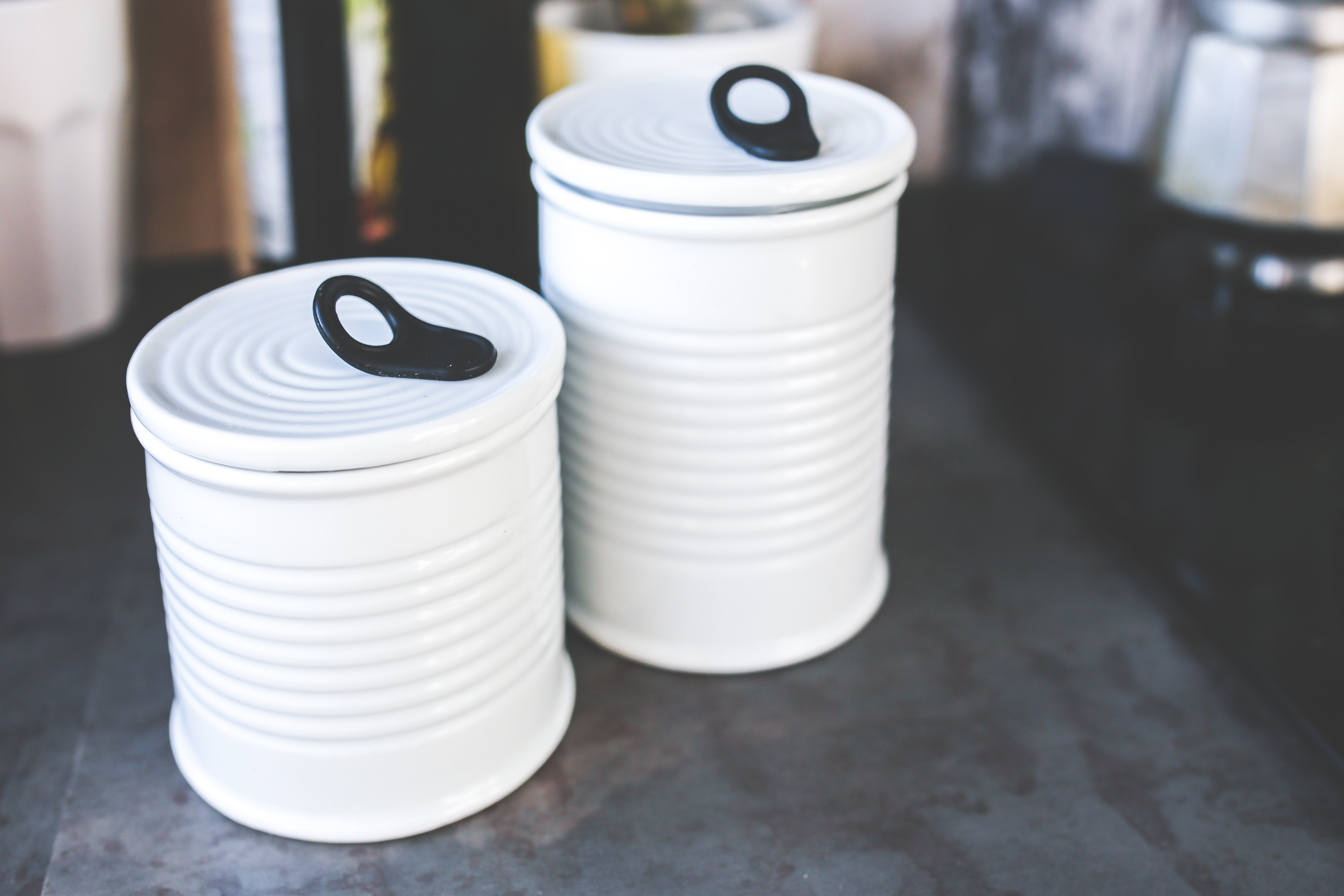 Kitchen ceramic jars photo