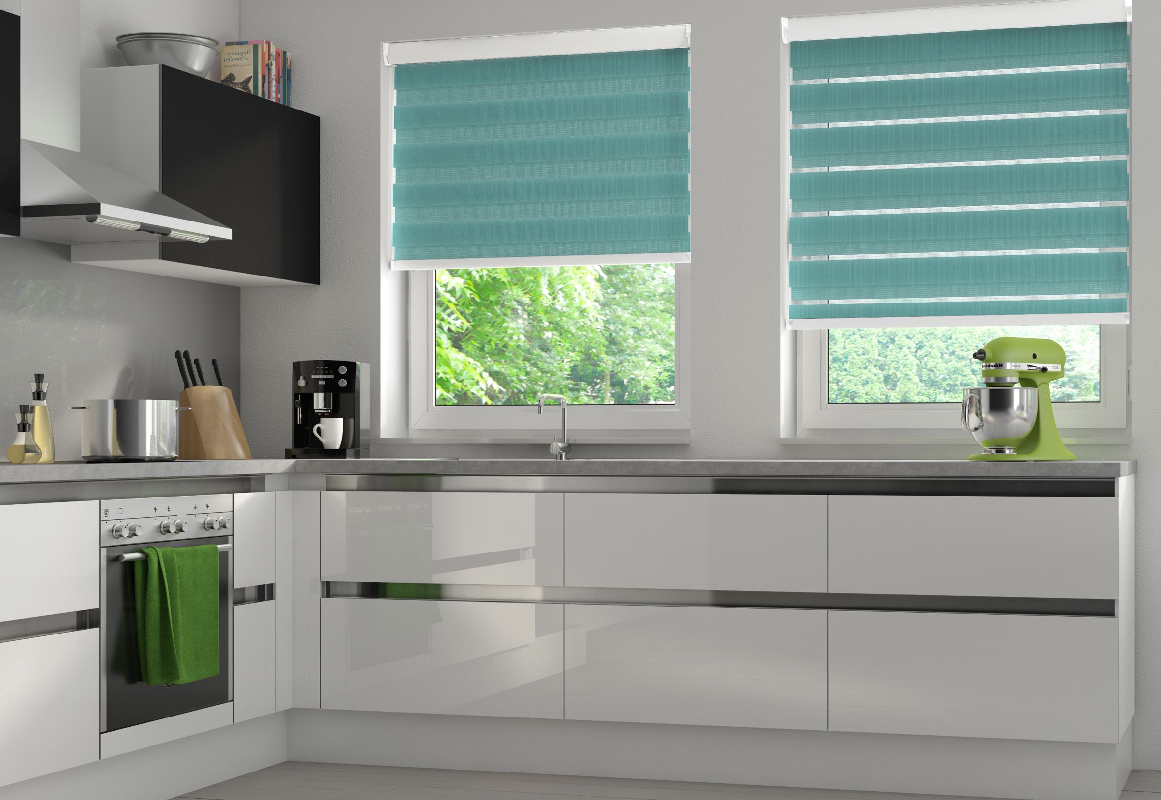 Essence Teal Day & Night | Vision Blinds / Day & Night Blinds ...