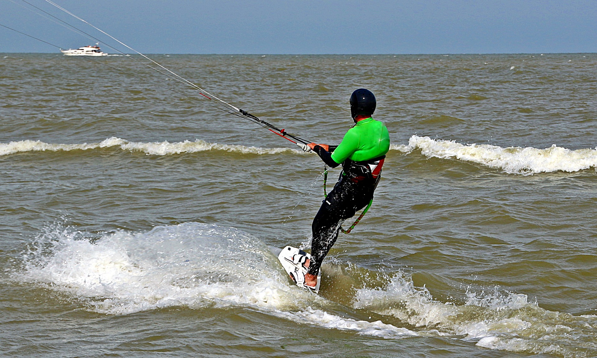 Kite Surfing, Activity, Human, Kite, Ocean, HQ Photo