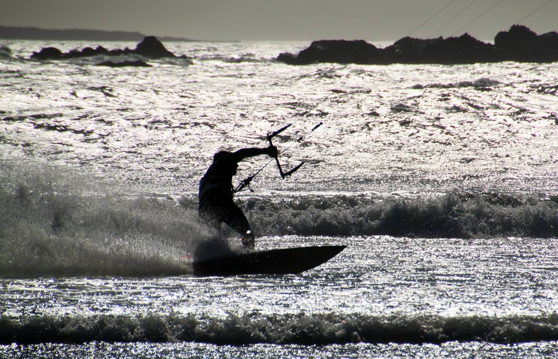 Kite Surfing, Activity, Kite, Sea, Sport, HQ Photo