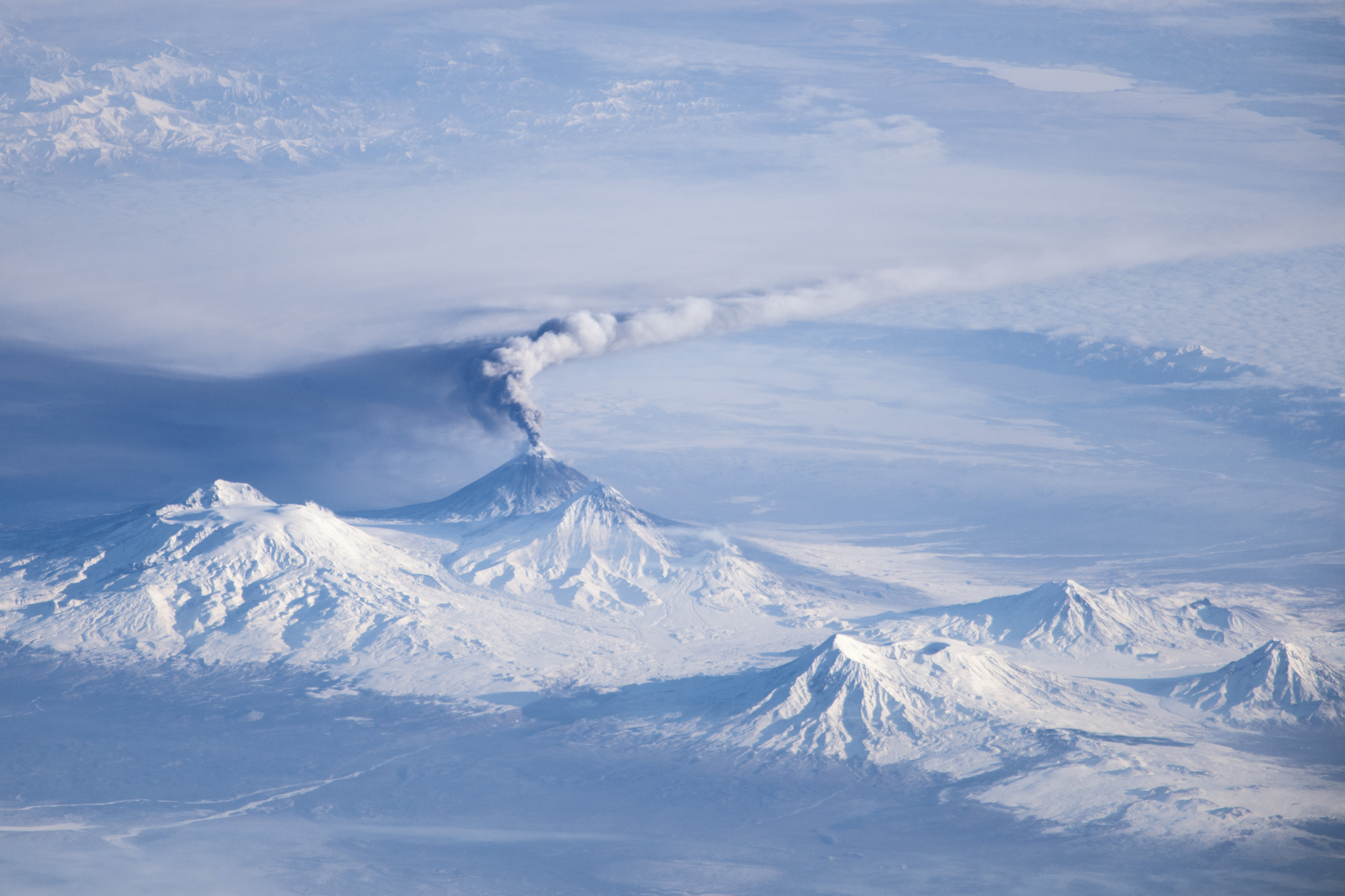 Activity at Klyuchevskoy Volcano : Image of the Day
