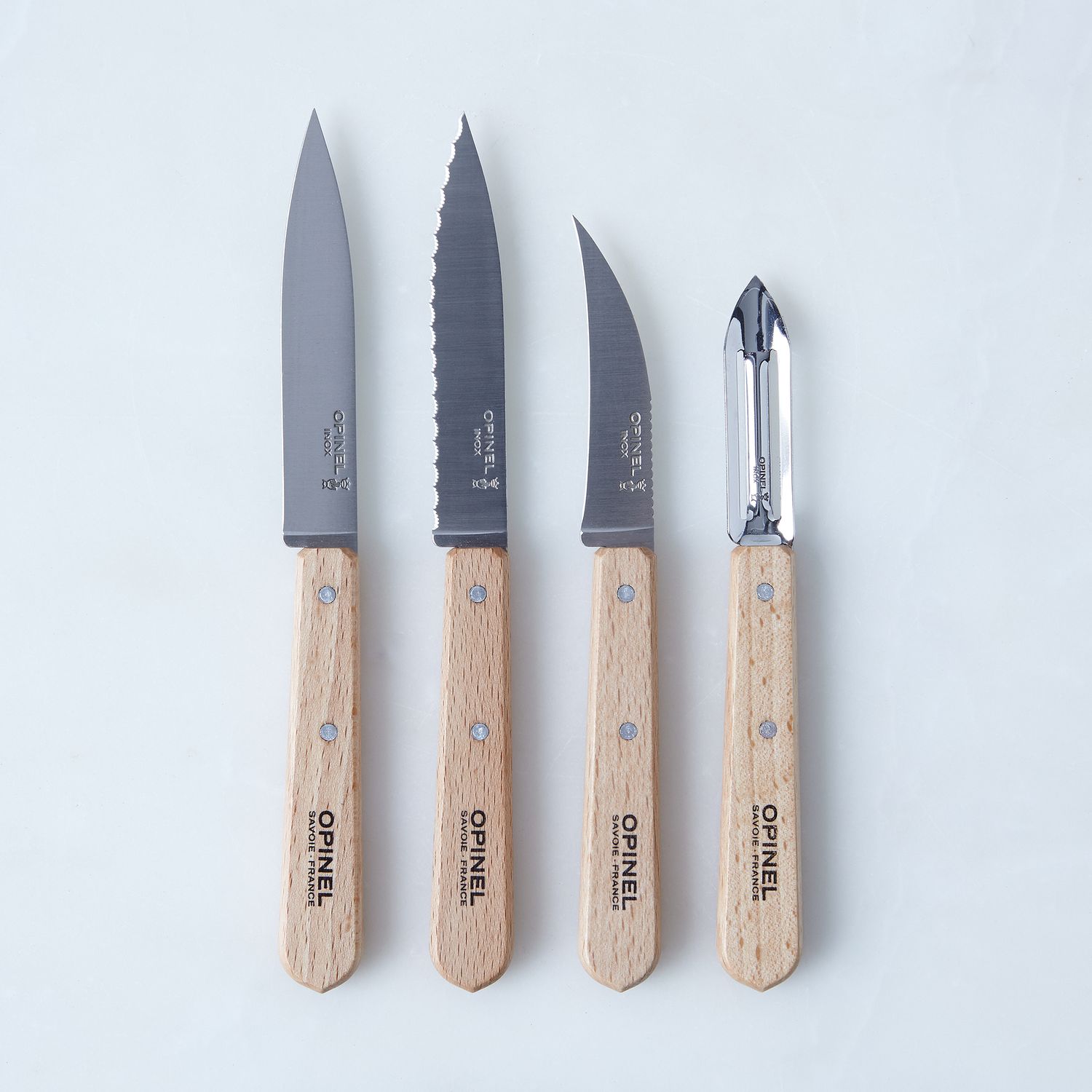 Opinel Essential Kitchen Knives Set on Food52