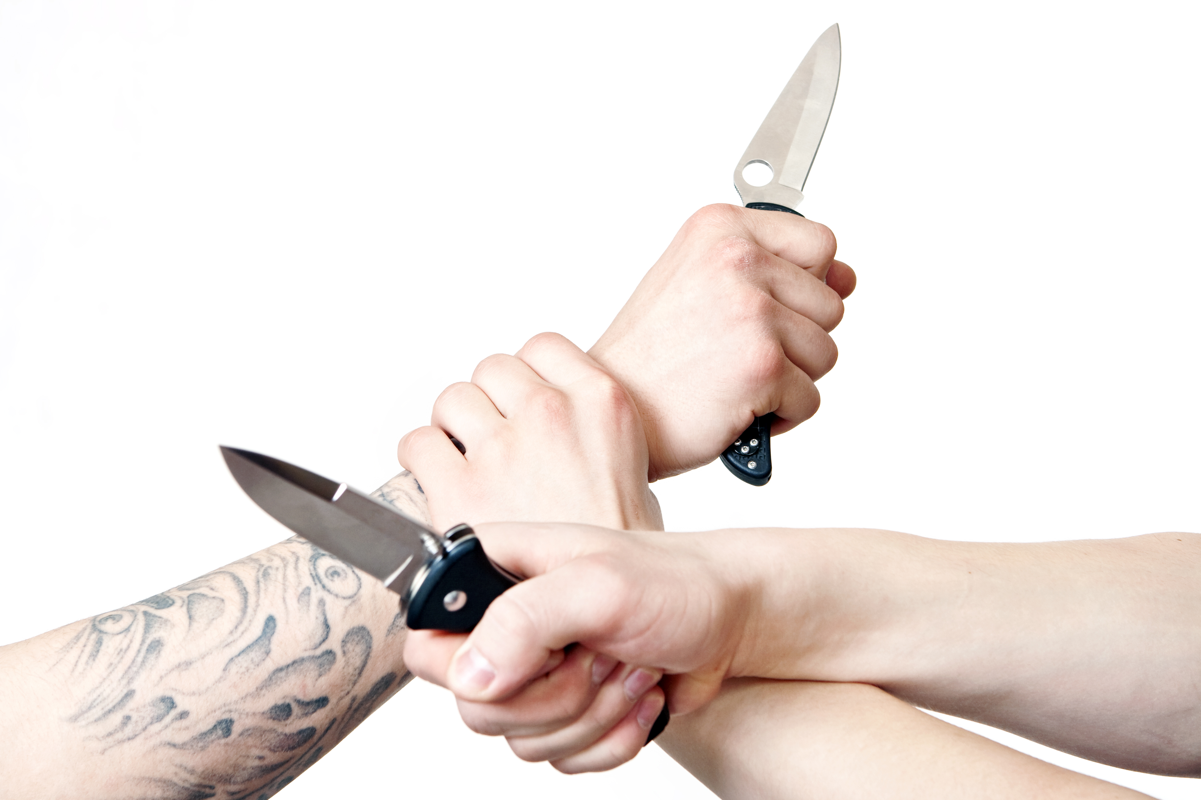 Knife fight photo
