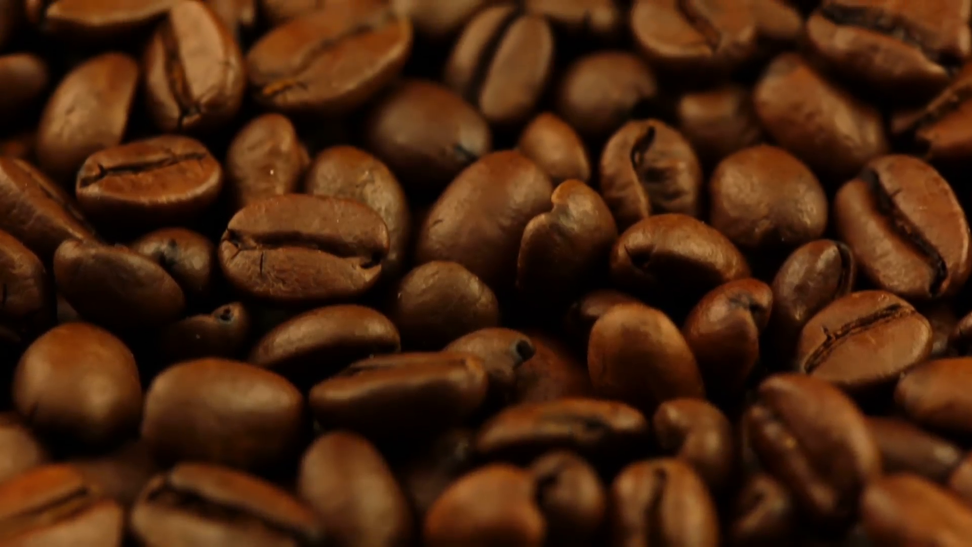 Roasted Coffee Grain Closeup Stock Video Footage - VideoBlocks