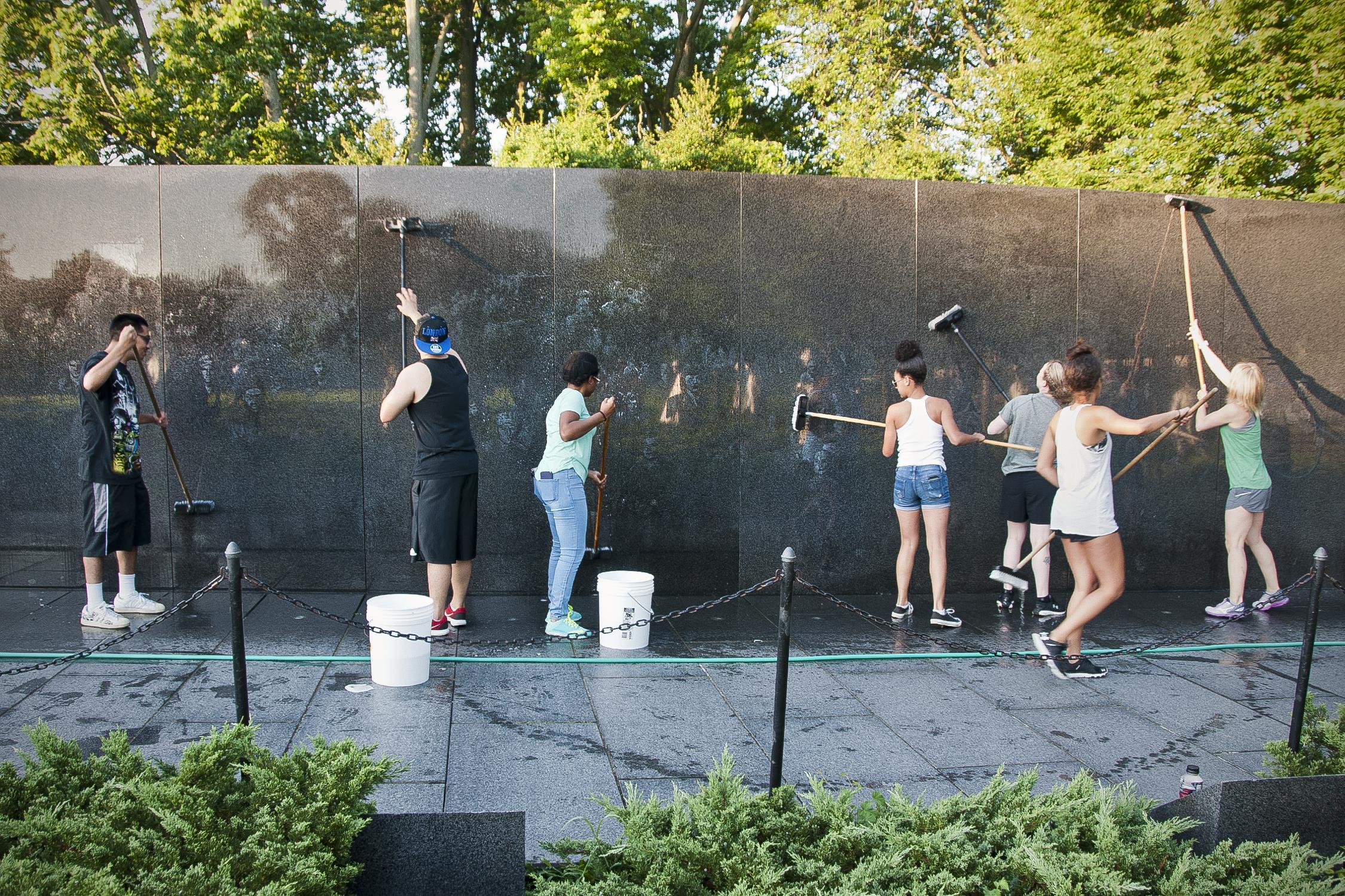 Liberators volunteer to care for Korean War Veterans Memorial ...