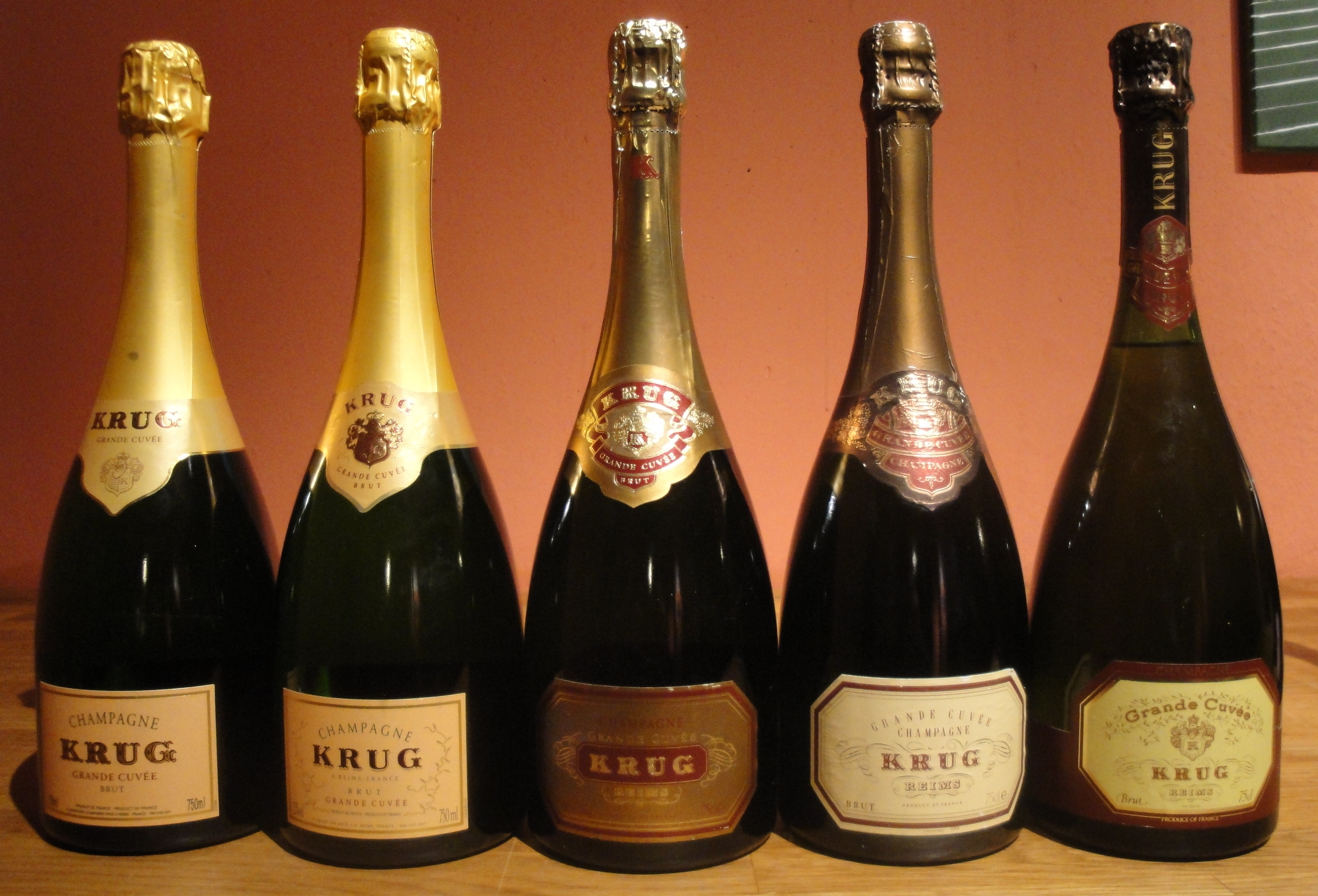 How to identify the age of a Krug Grande Cuvée | Tomas's wine blog