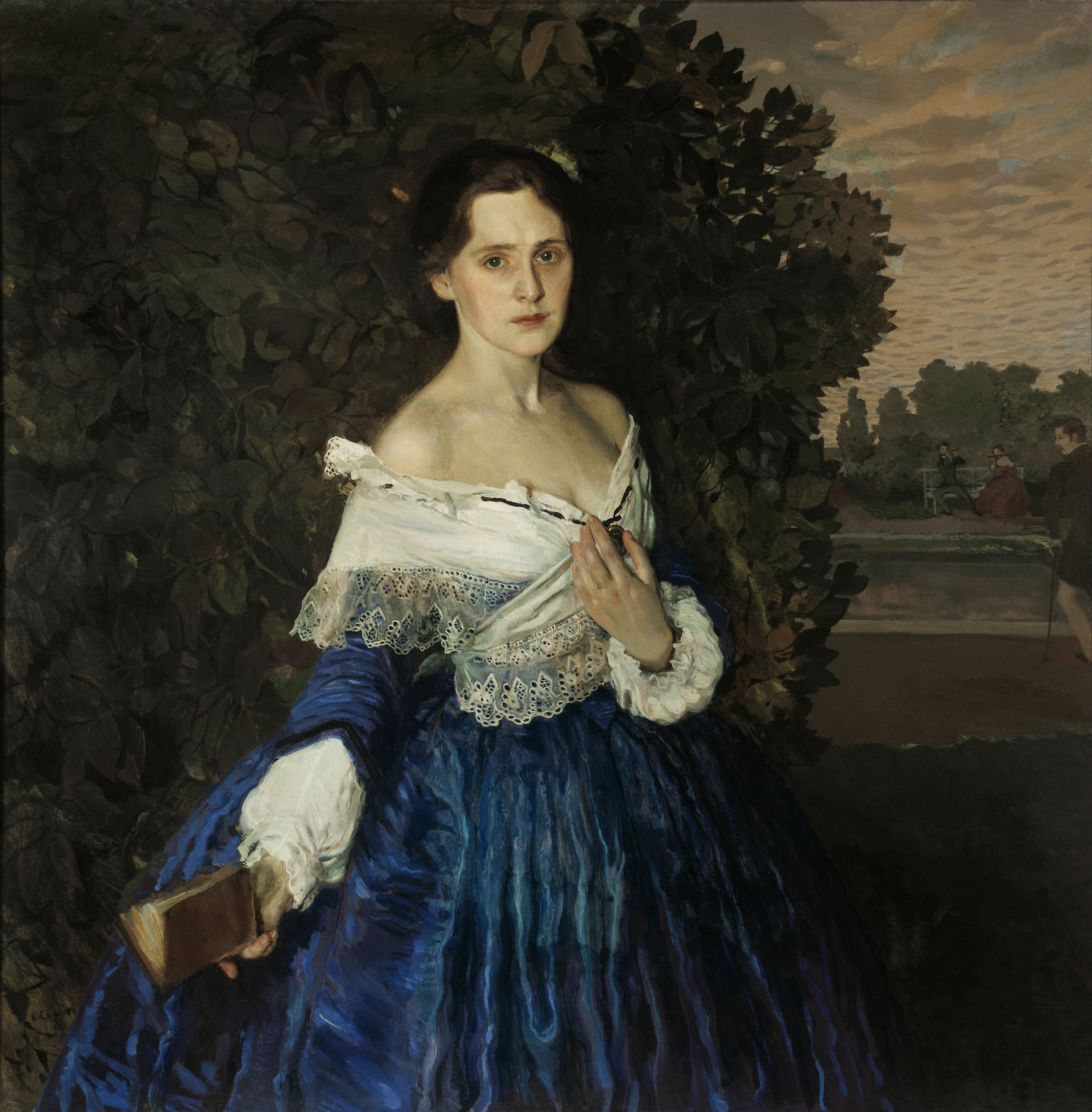 lady in blue portrait of ye m martynova « Tretyakov Gallery « Museum ...