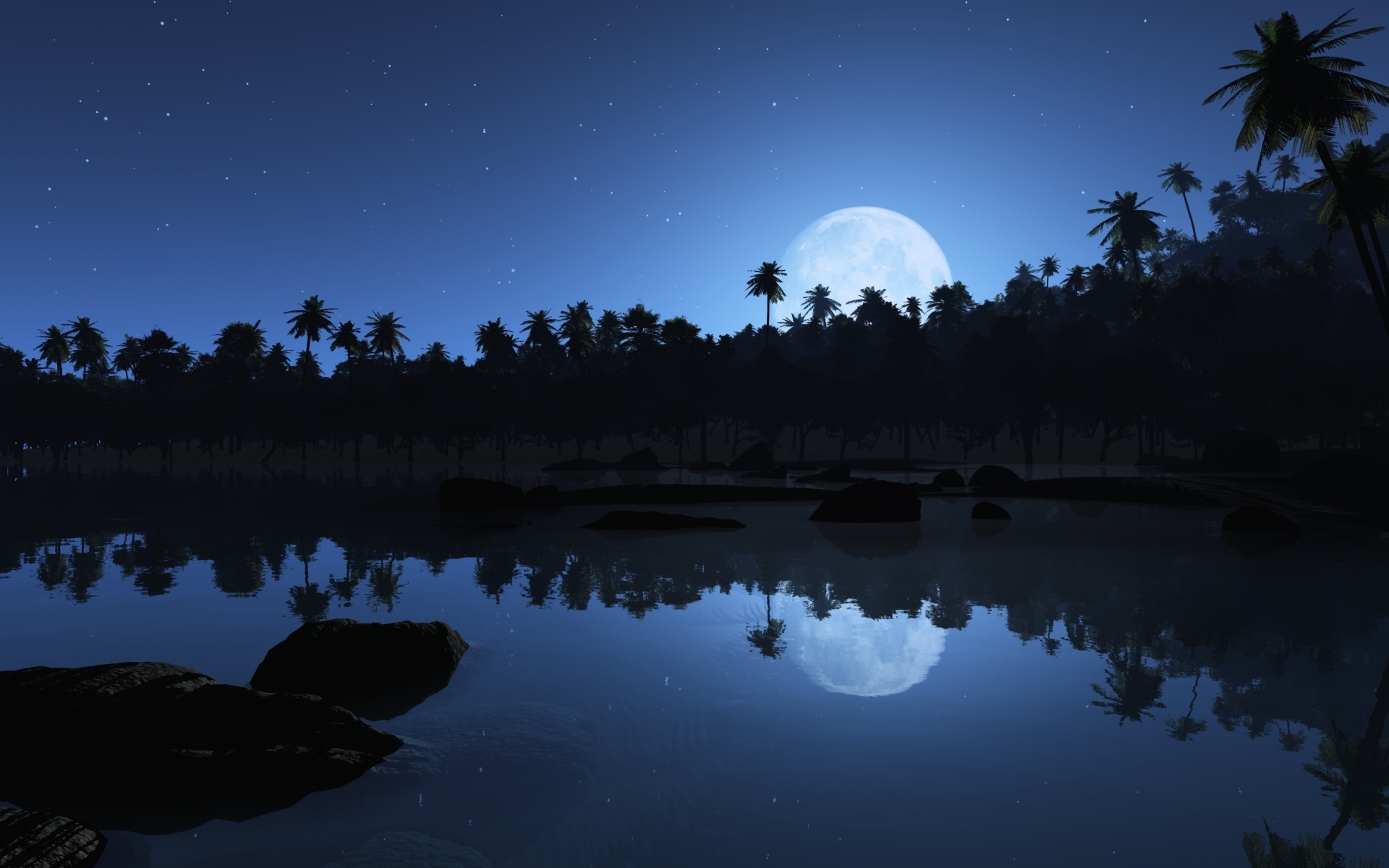 Pantherclan images the lake at night HD wallpaper and background ...