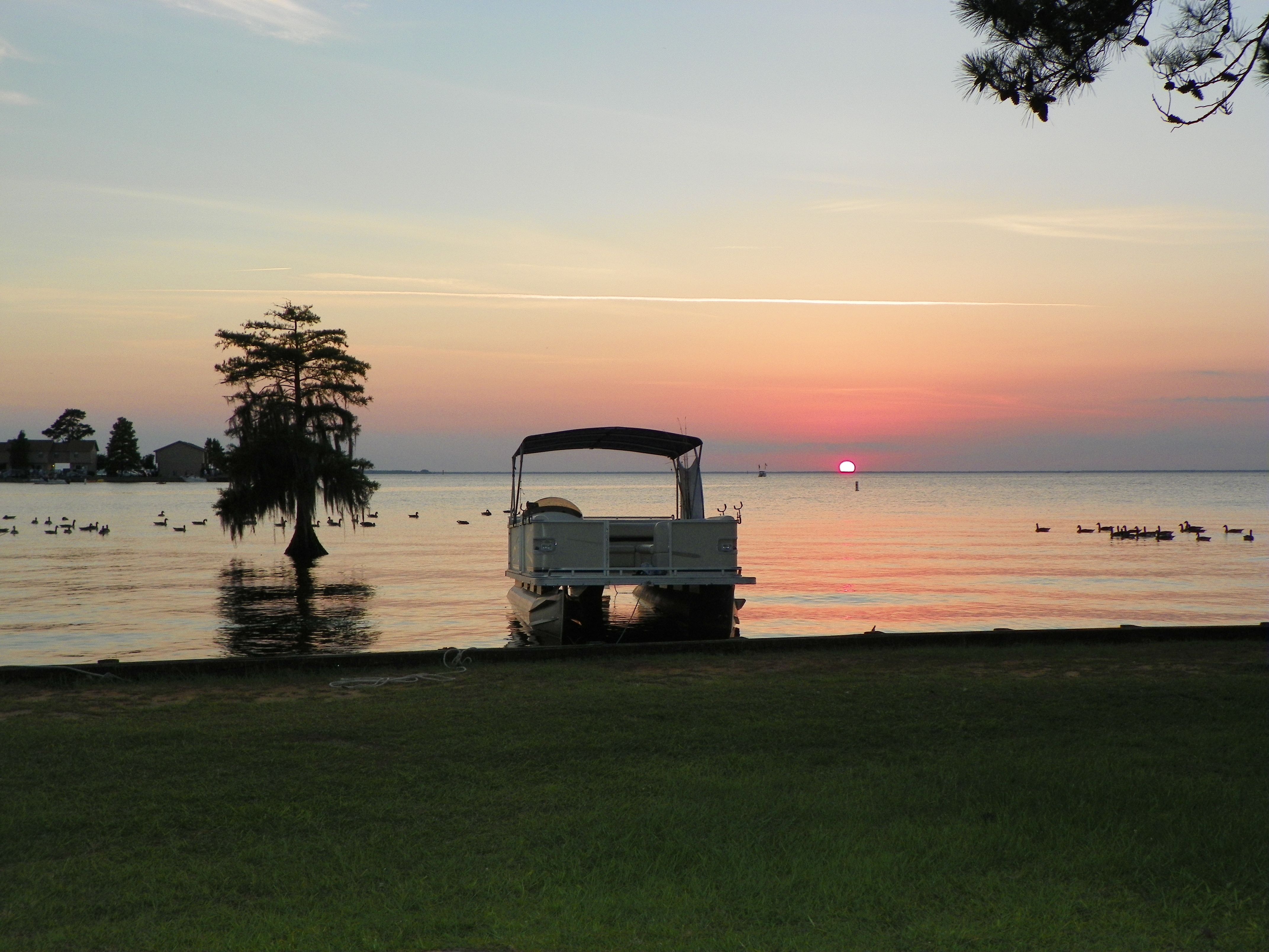 Sunset on Lake Moultrie @ MWR Short Stay in SC | Boating, camping ...