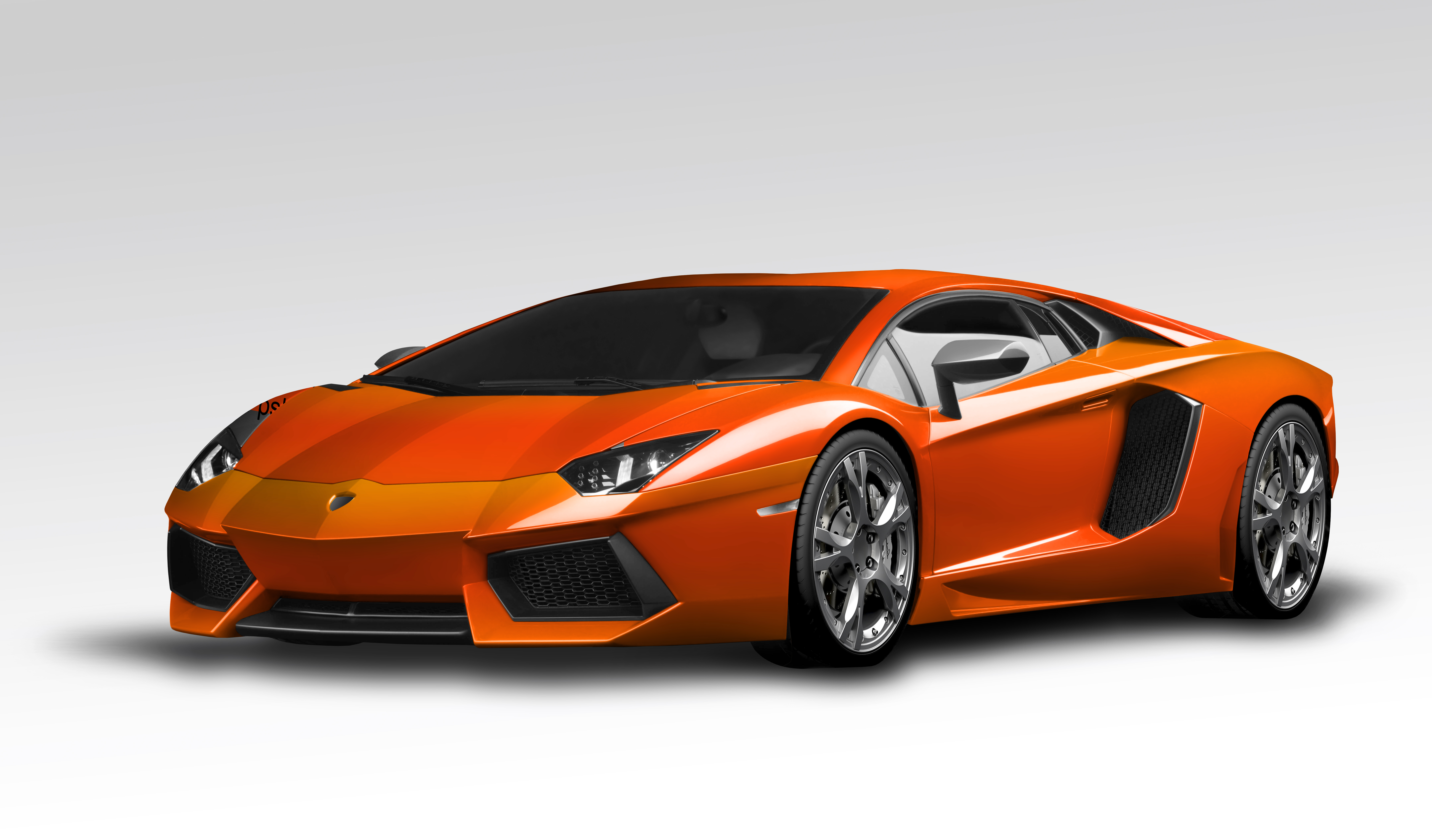Free photo: Lamborghini Aventador Orange - Aventador, Car ...