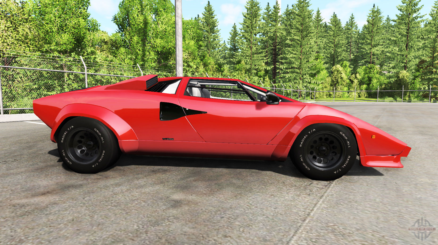 Lamborghini Countach v2.0 for BeamNG Drive