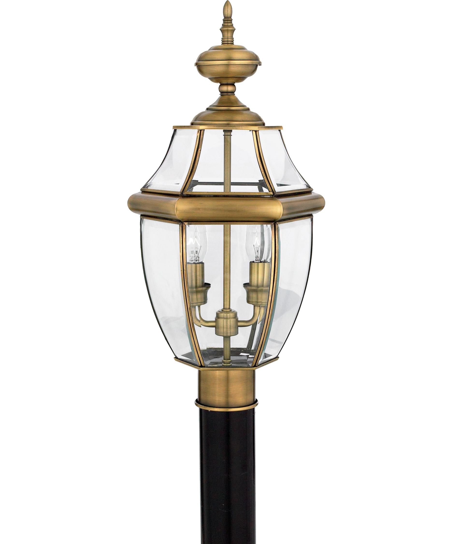 Quoizel NY9042 Newbury 11 Inch Wide 2 Light Outdoor Post Lamp ...