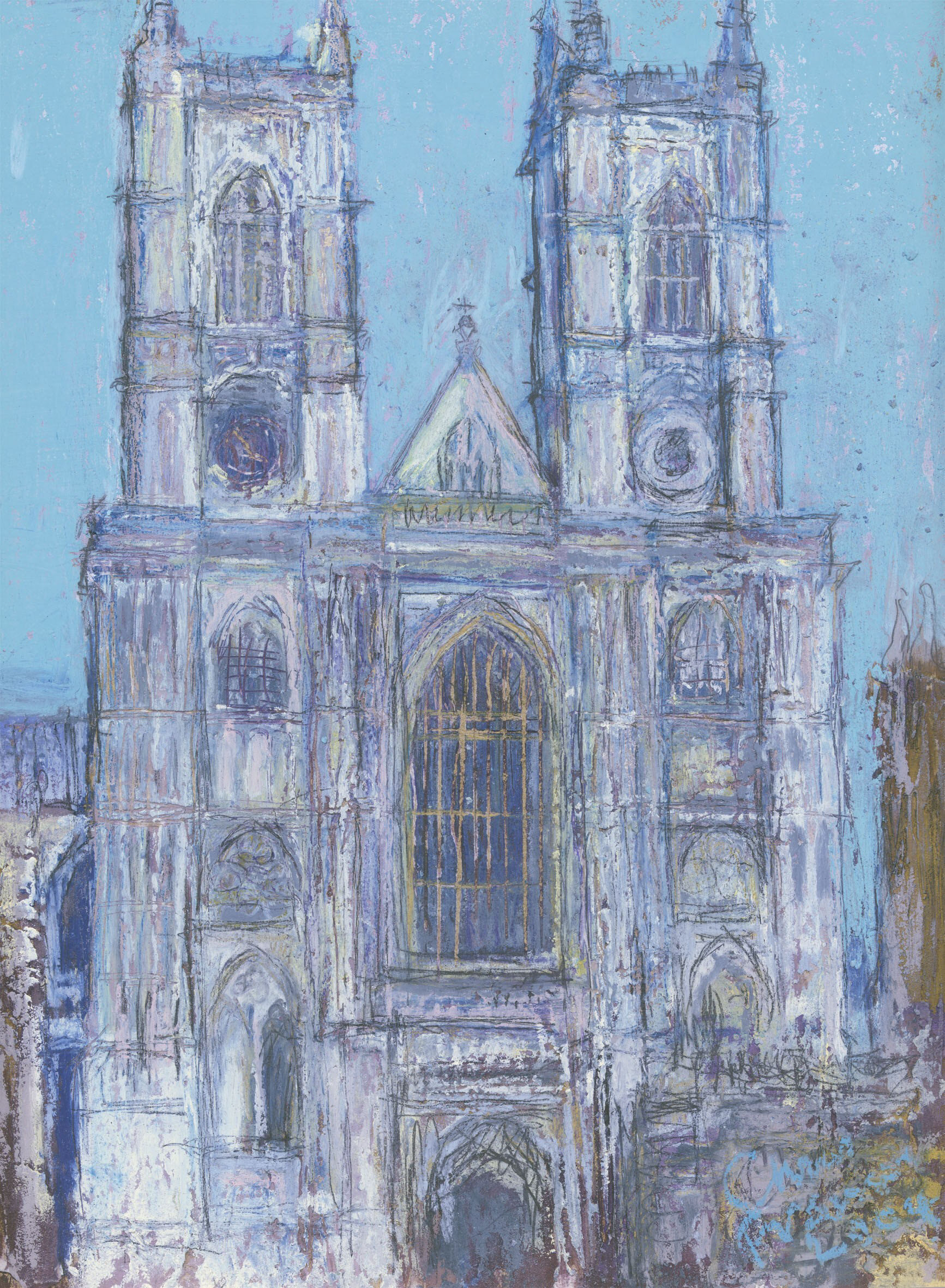 Westminster Abbey (London Landmark Painting)