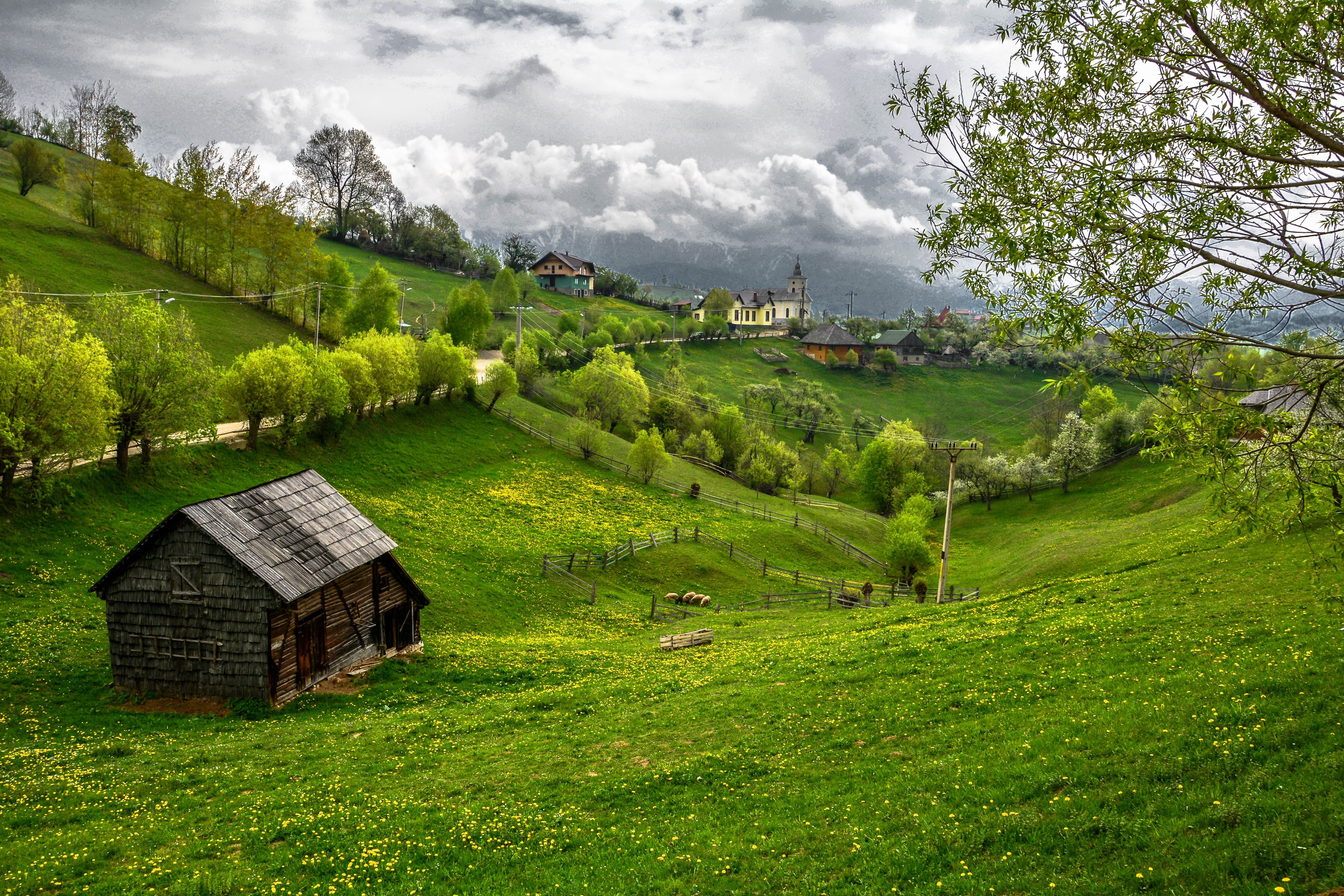 Transylvanian Landsc HD Wallpaper, Background Images