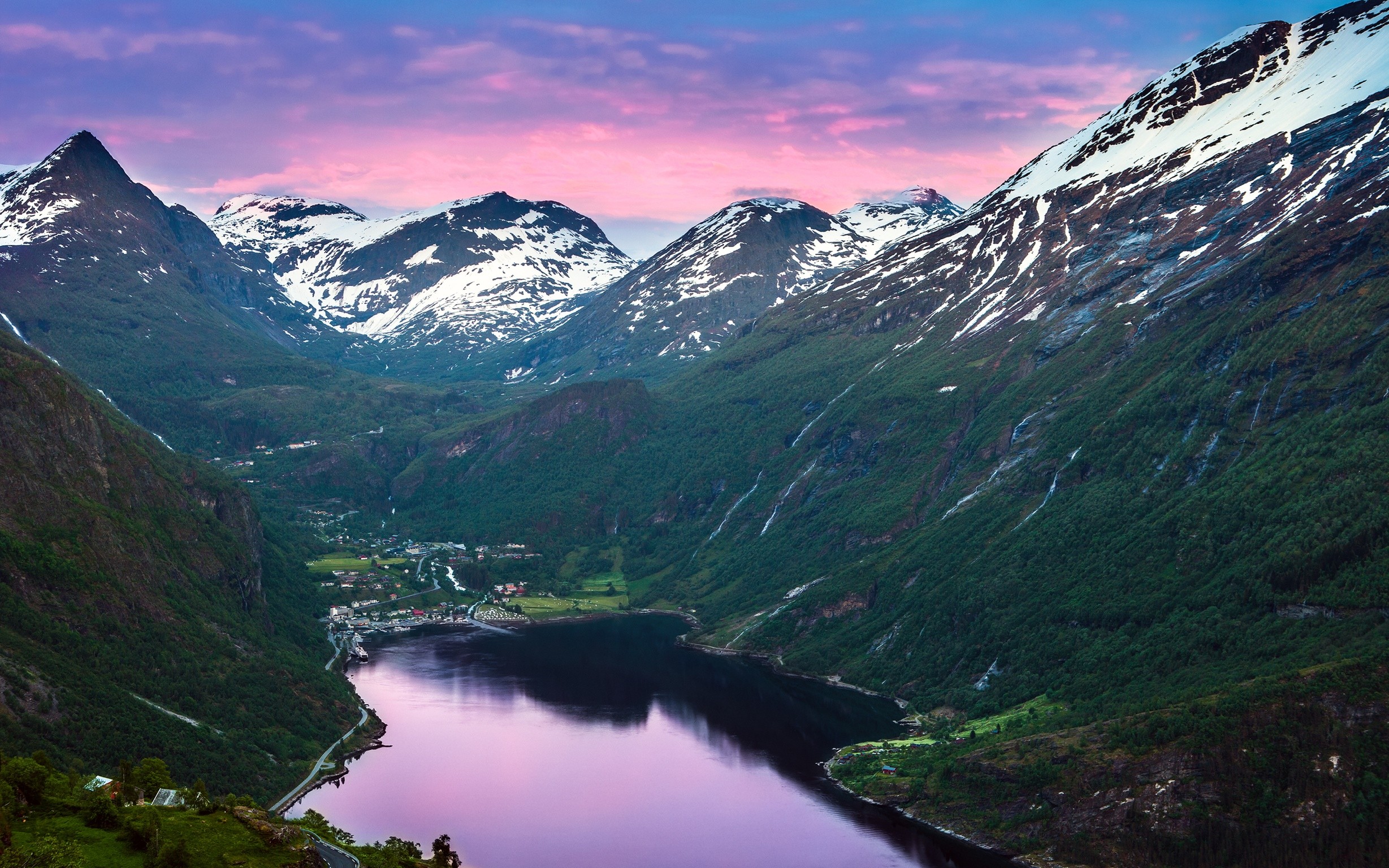 Wallpaper : landscape, mountains, lake, nature, reflection, Norway ...
