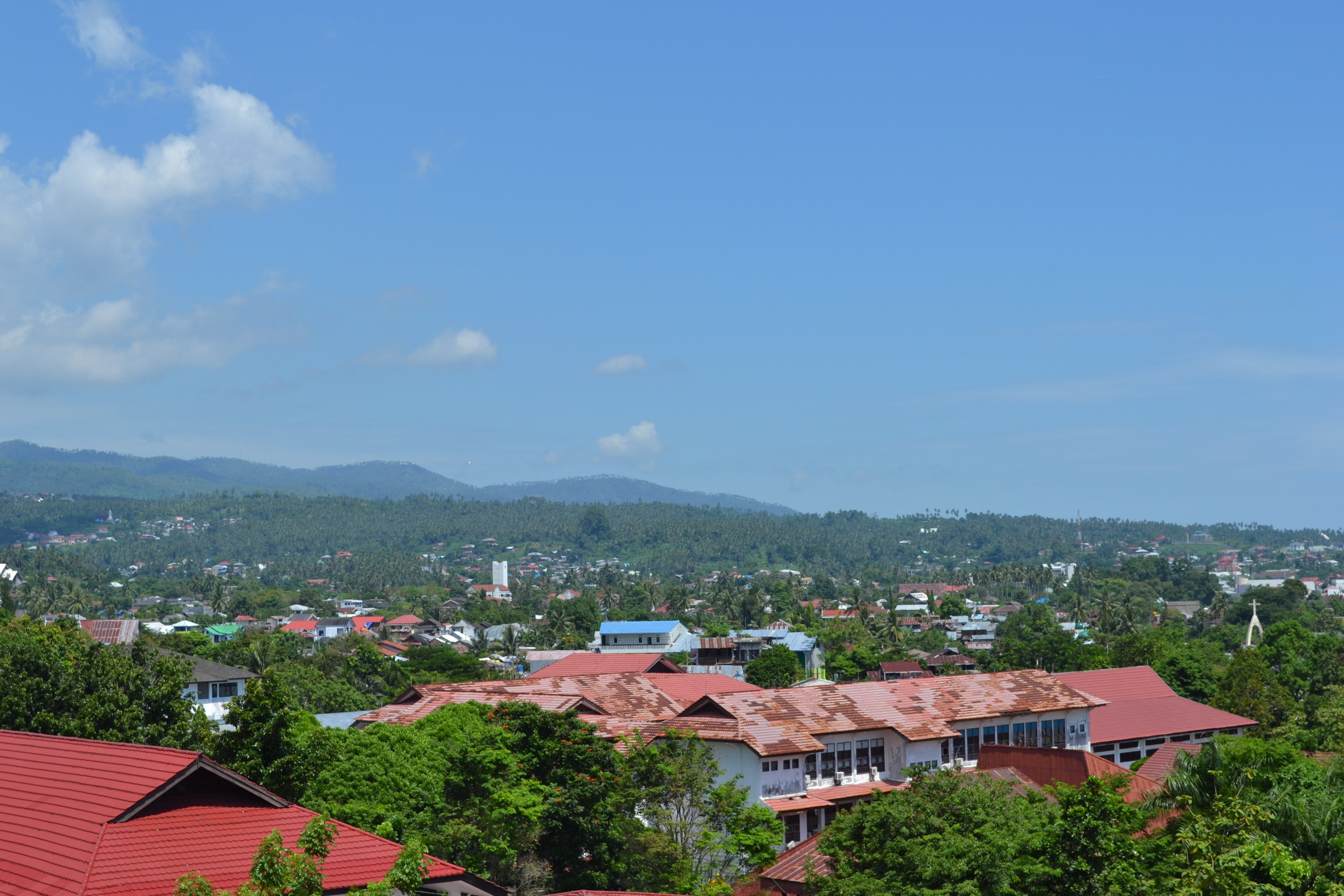 Landscape manado city photo