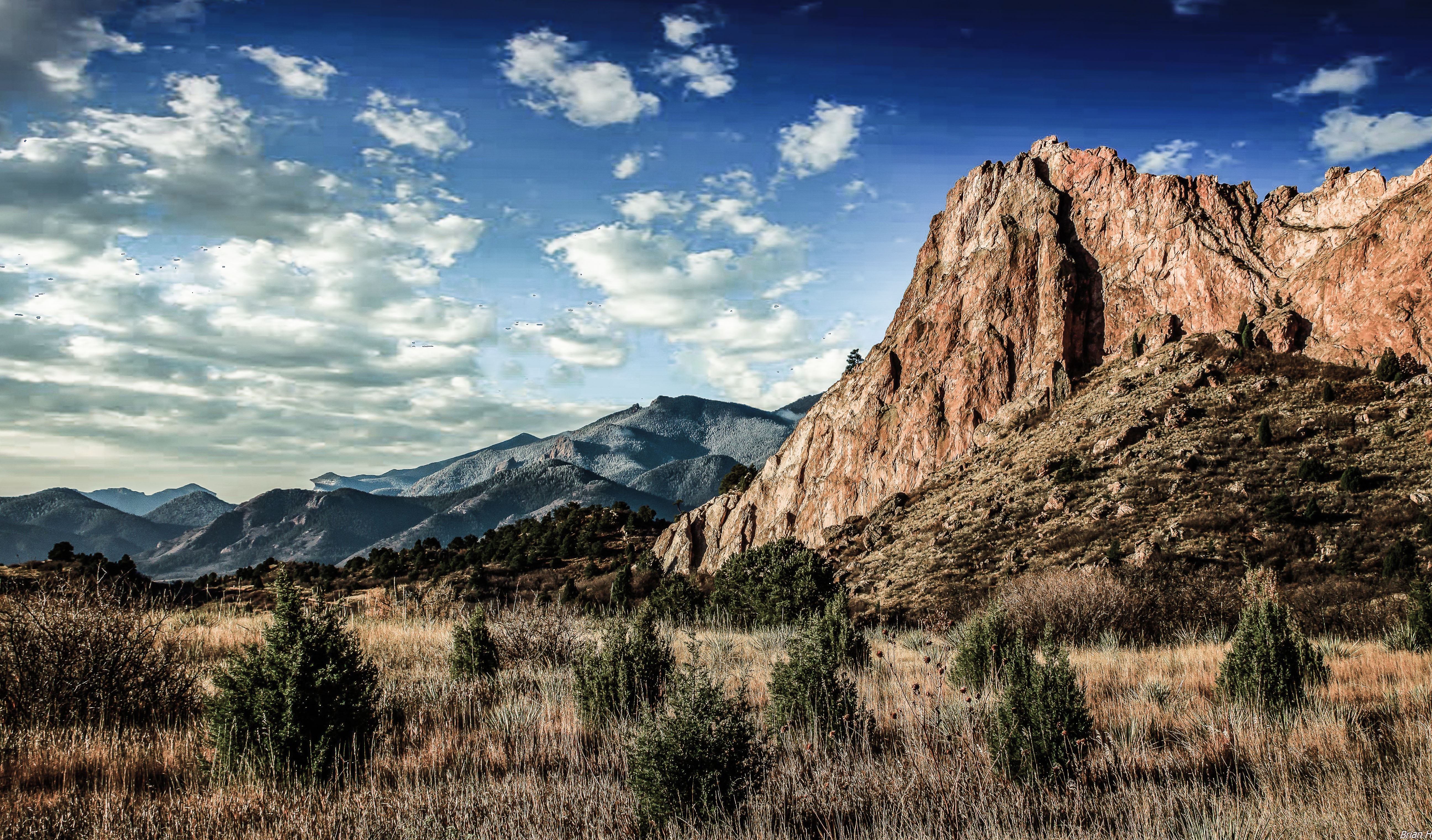 Landscape photography of mountains