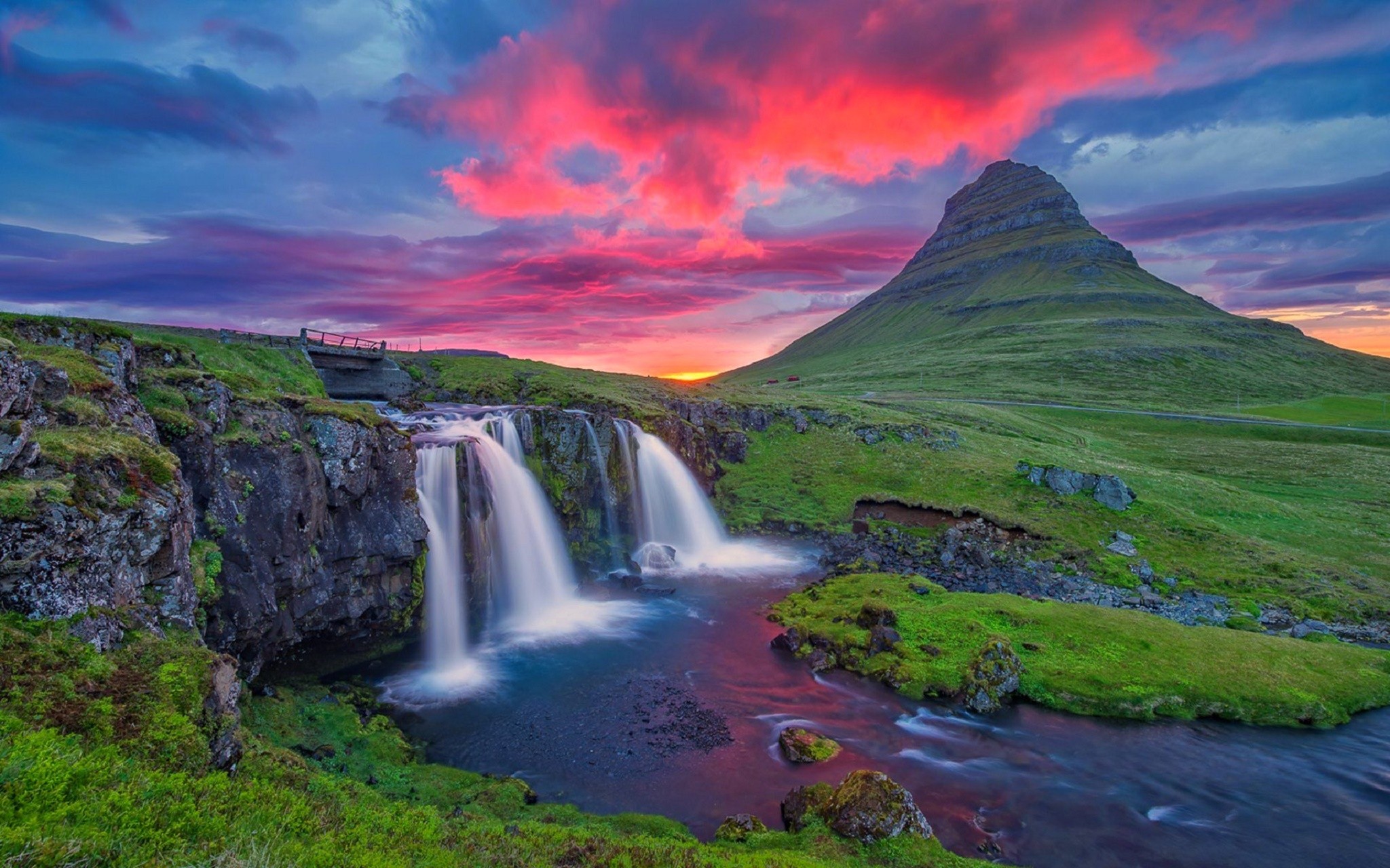 Waterfalls: Colorful Love Stunning Pre Dreams Four Falls Landscapes ...