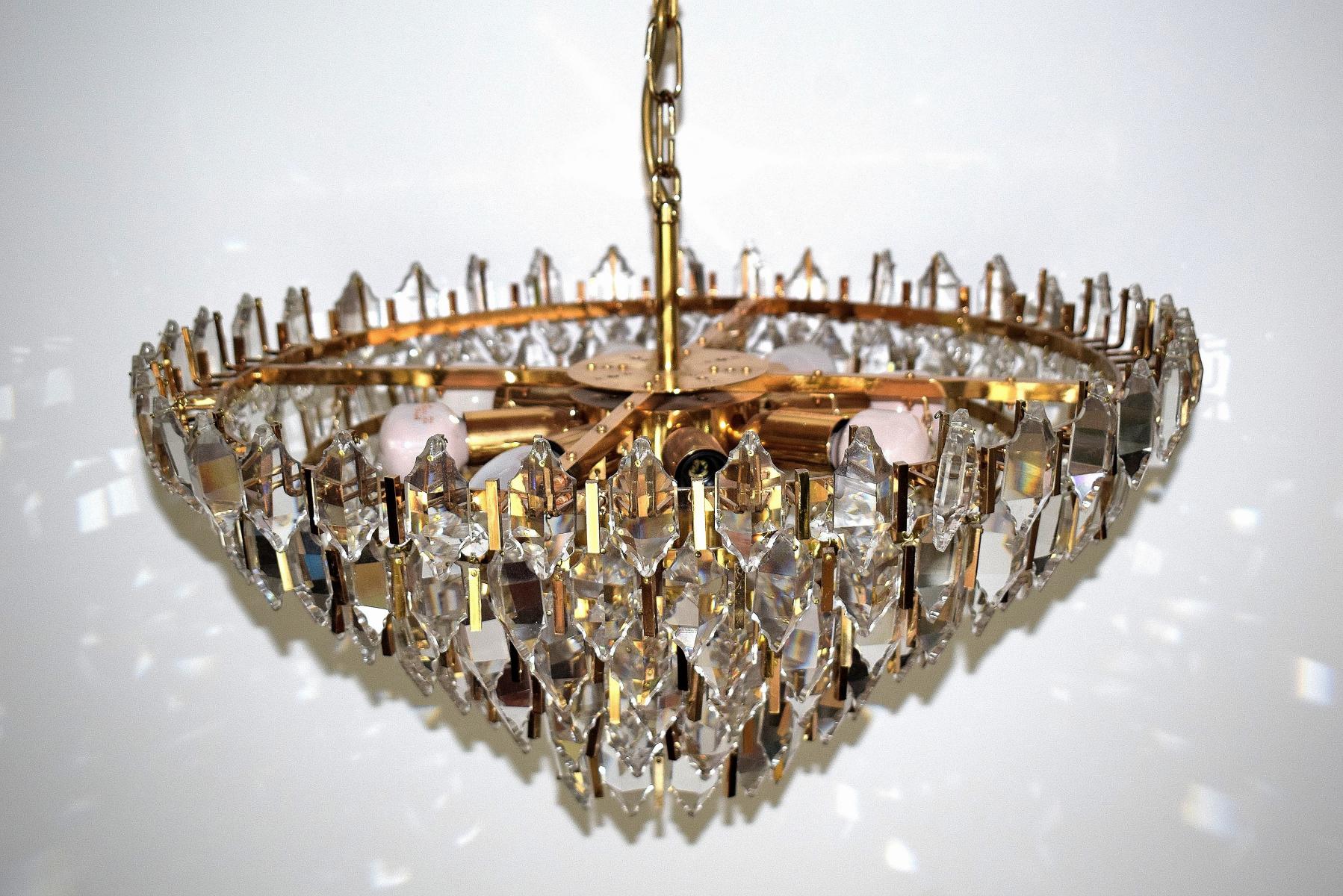 Large Chandelier from Bakalowits, 1960s for sale at Pamono
