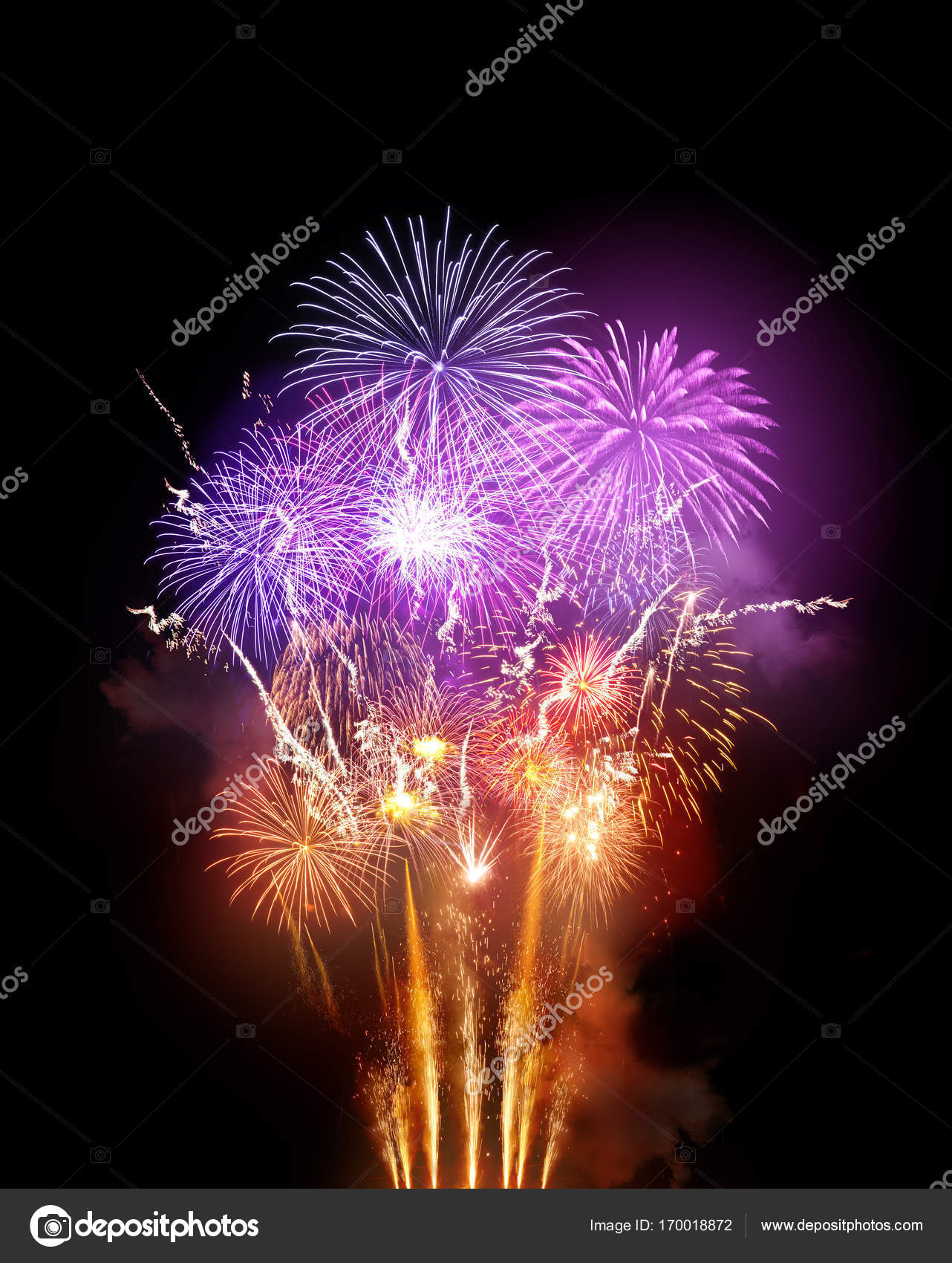 Large Fireworks Display — Stock Photo © solarseven #170018872