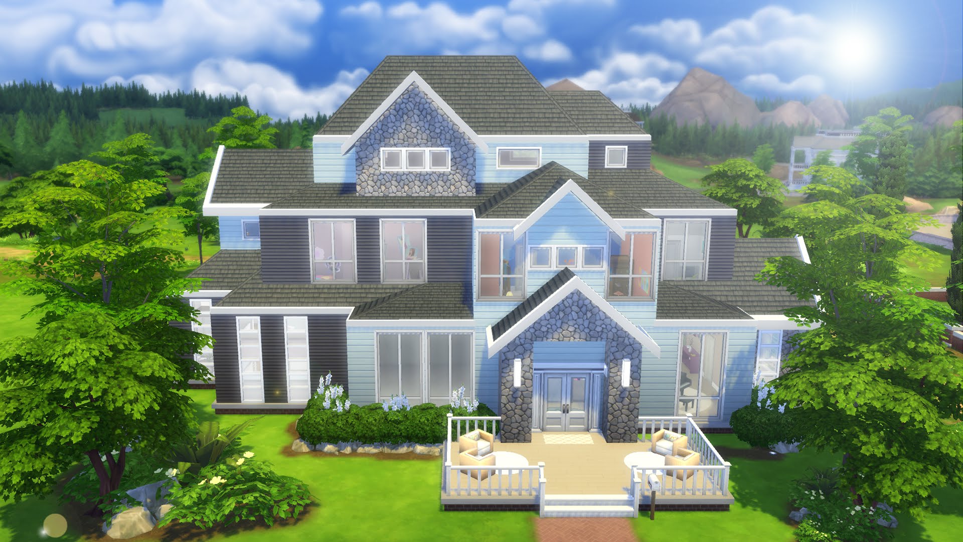 The Sims 4 | Speed Build | Large Family Home - YouTube