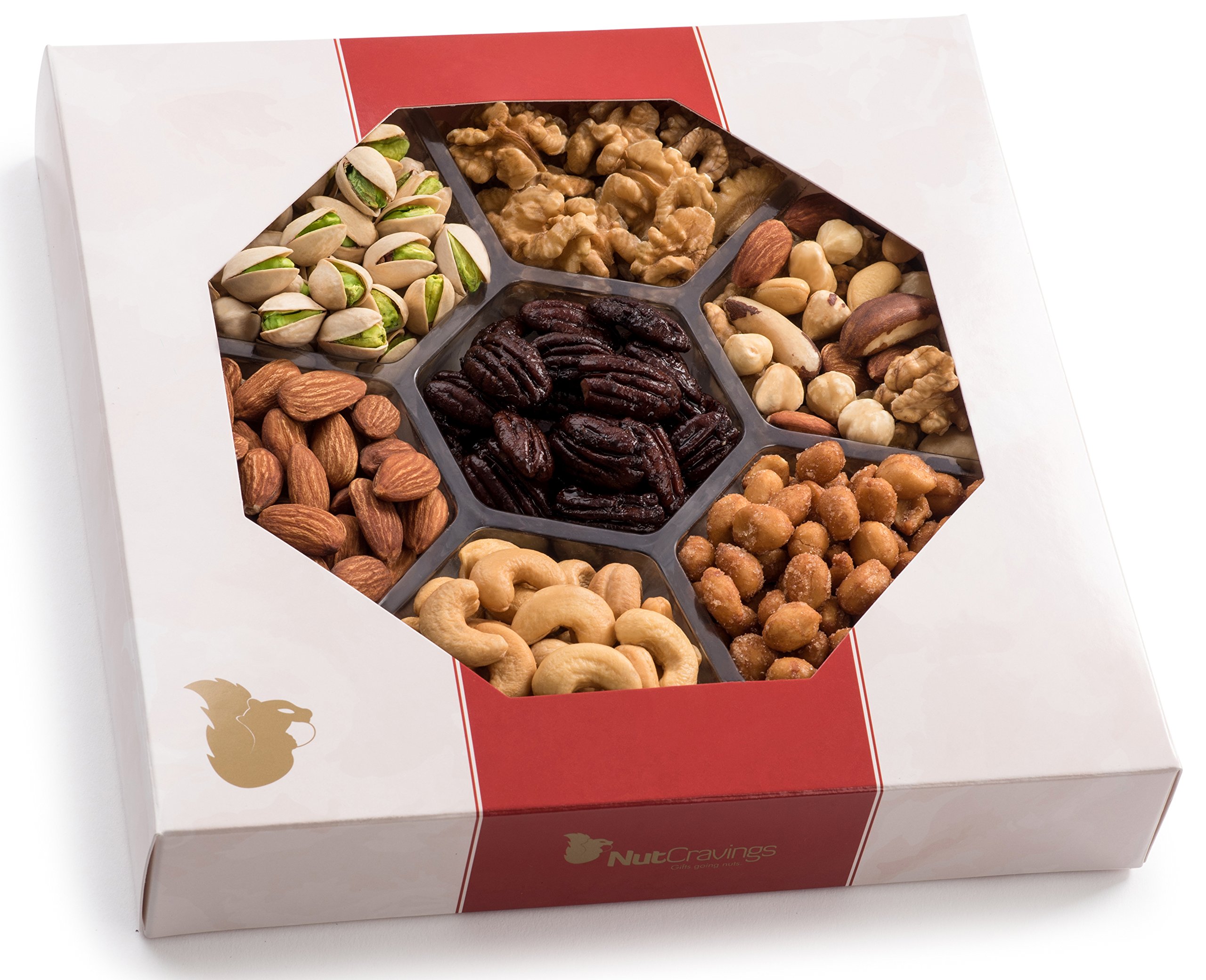 Amazon.com : Nut Cravings Father's Day Gift Baskets - Extra-Large 7 ...