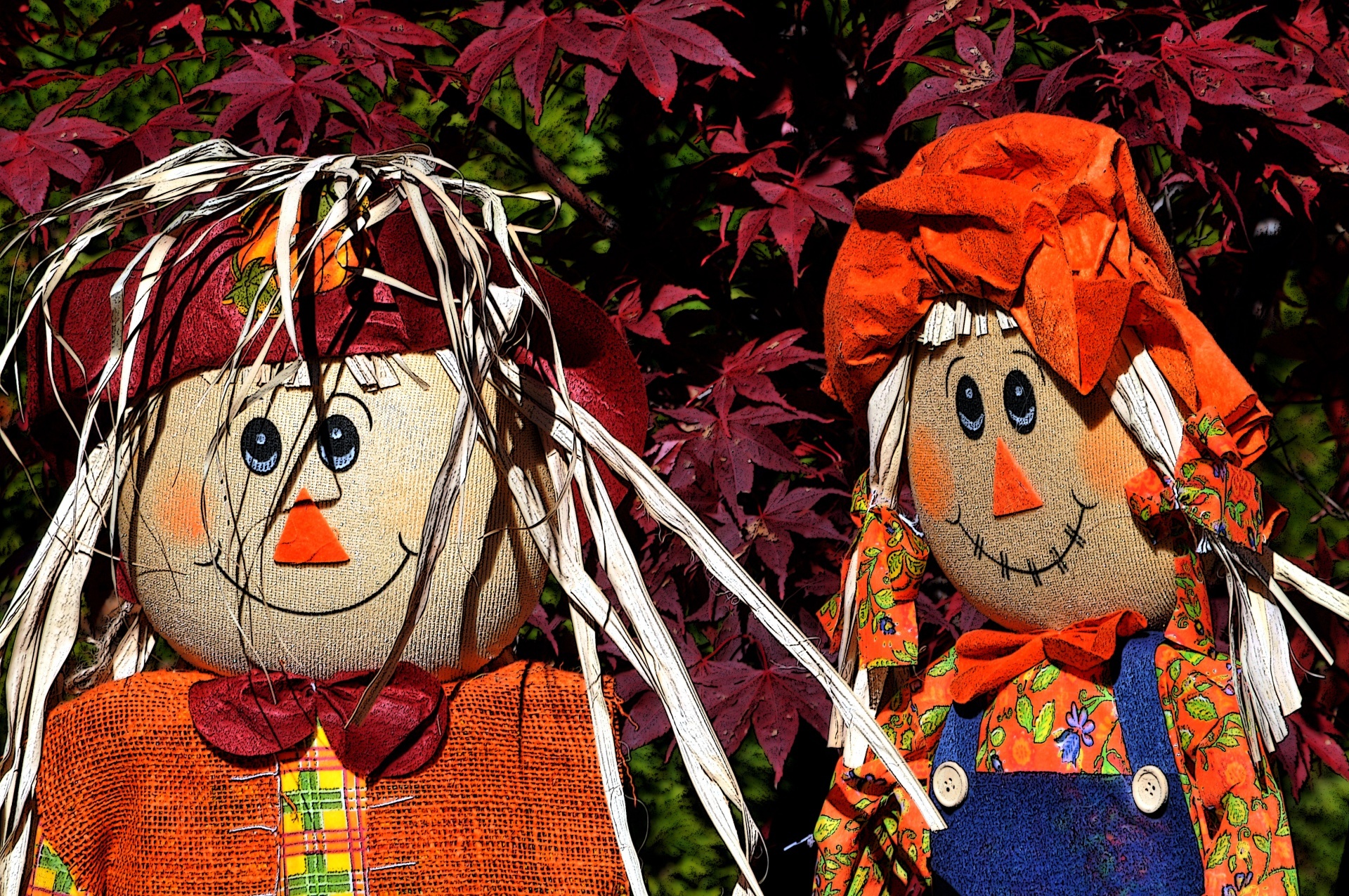 Mannum Scarecrows in Spring - Adelaide