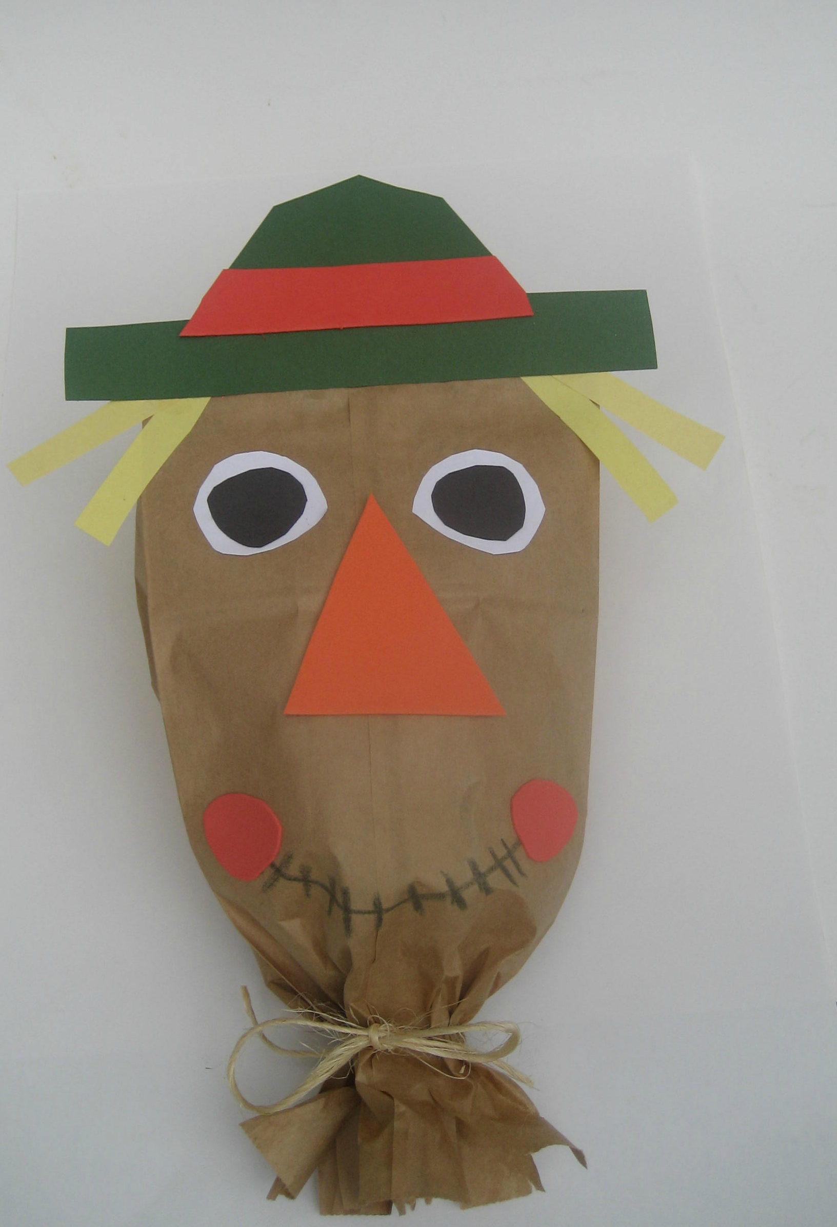 Craft For Kids- Paper Bag Scarecrow
