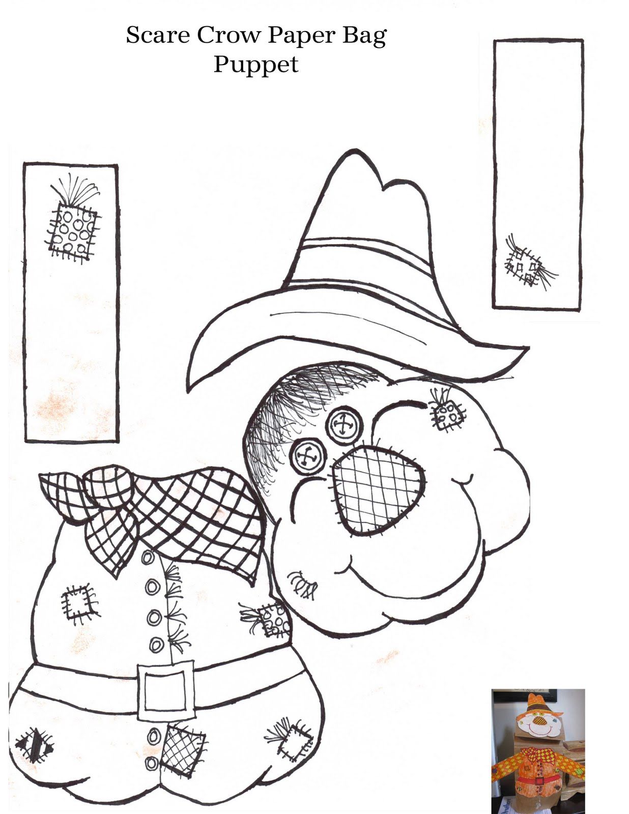 Printable Scarecrow Patterns | Aussie Pumpkin Patch: Mr Scarecrow's ...