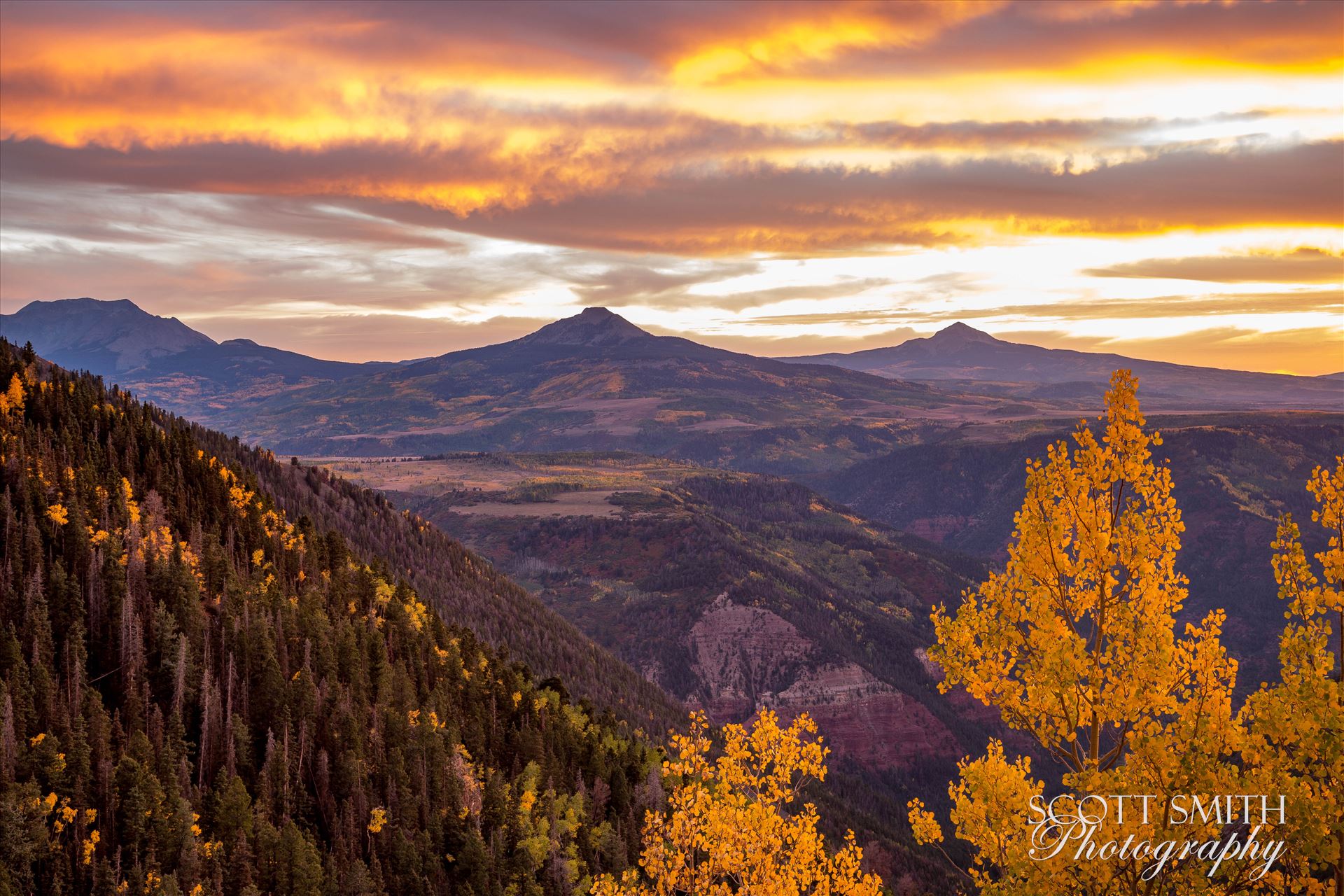 Last Dollar Road Sunset | Fall Color Photography | Scott Smith ...