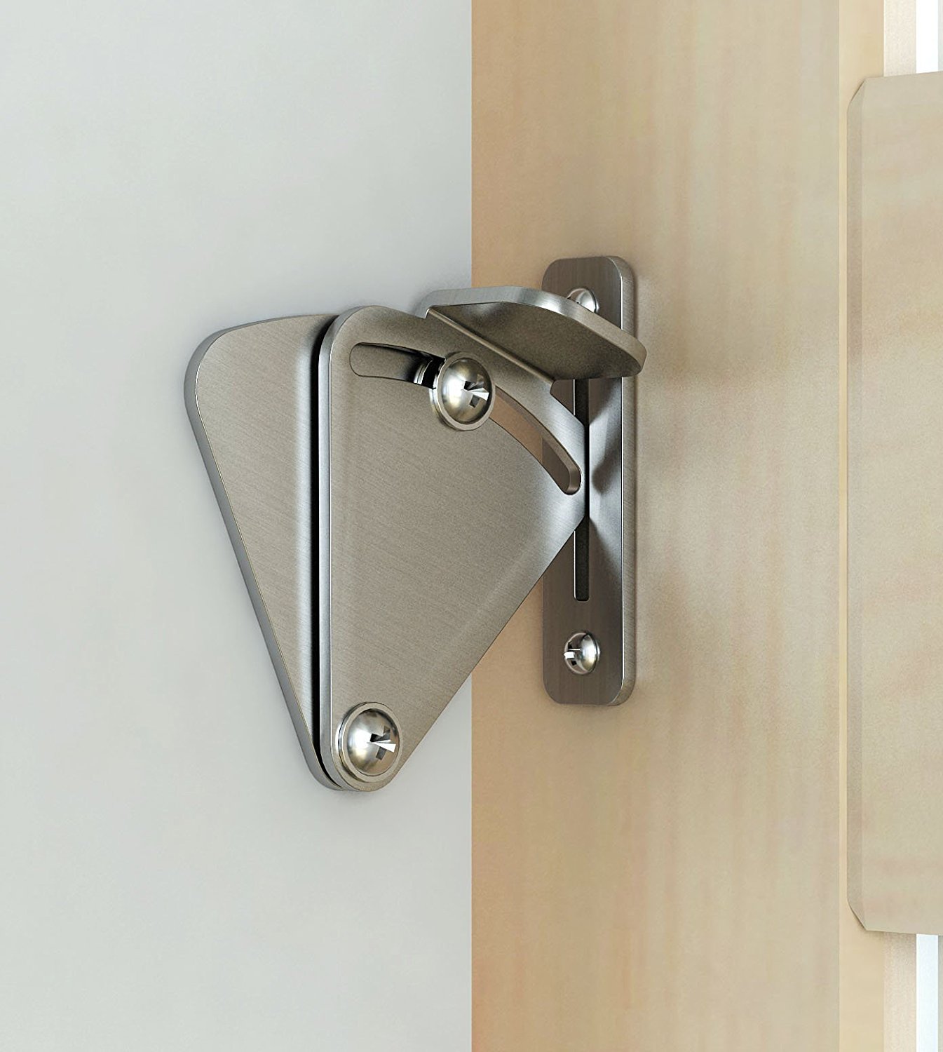 DIYHD stainless steel lock for sliding barn door wood door latch ...