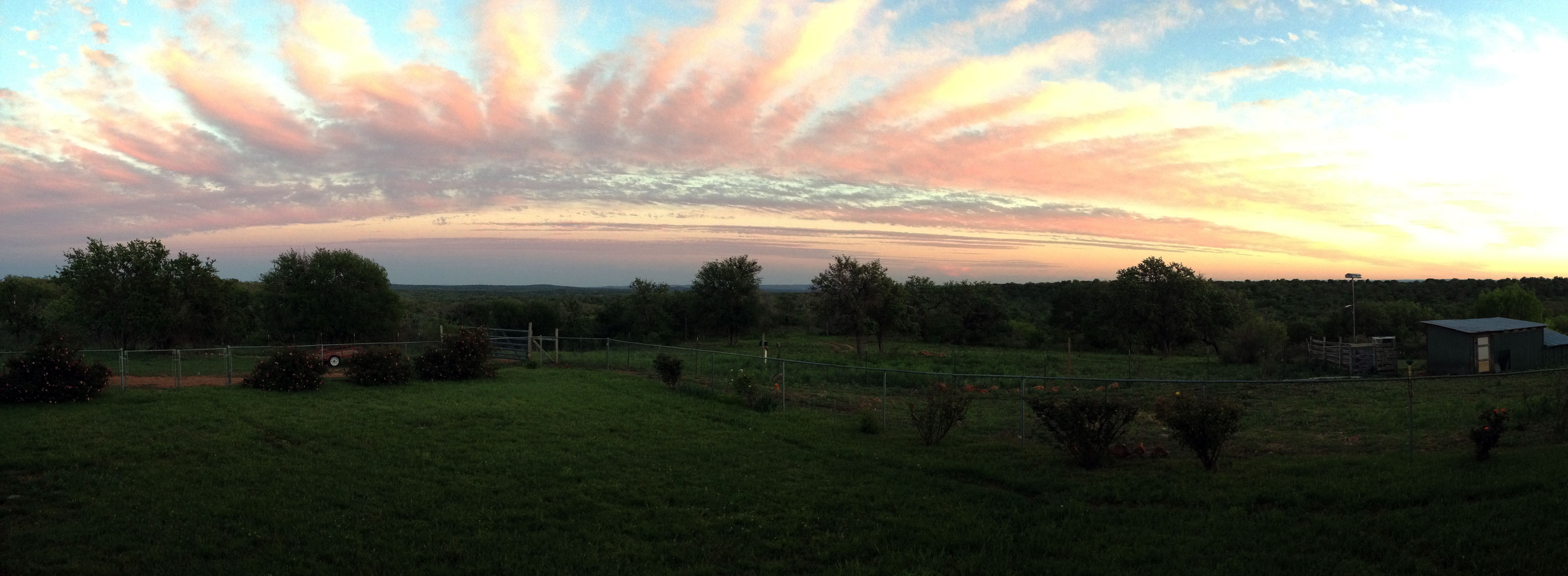 Late evening looking over Llano River Valley | Valley Spring Dusk ...