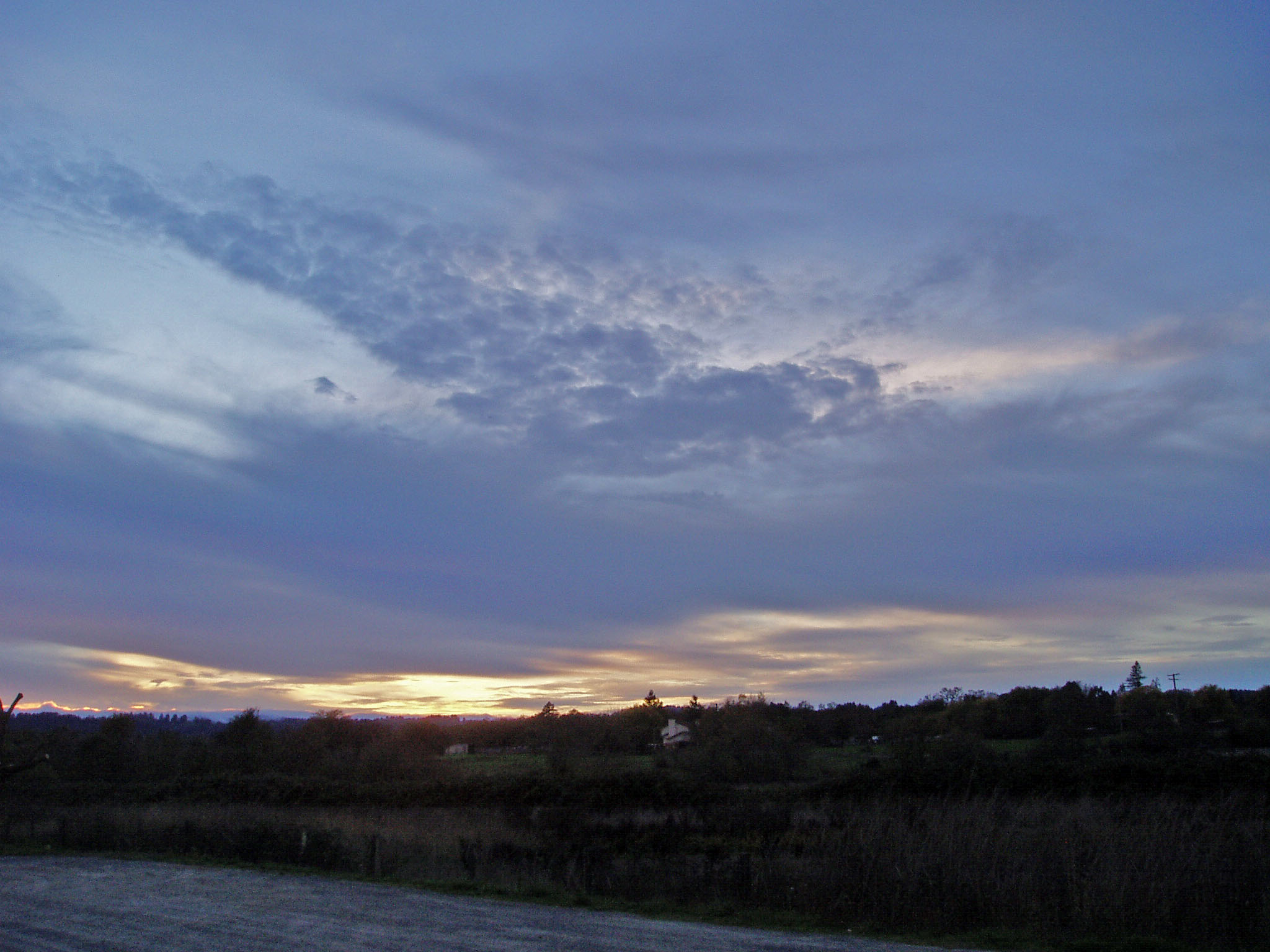 Evening Sky in Late Spring | Adifferentstep's Blog